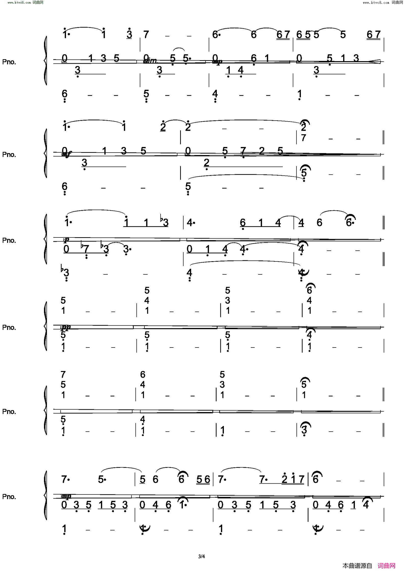 Fairytale简谱-Ludovico Einaudi演唱-作曲：Ludovico Einaudi词曲1