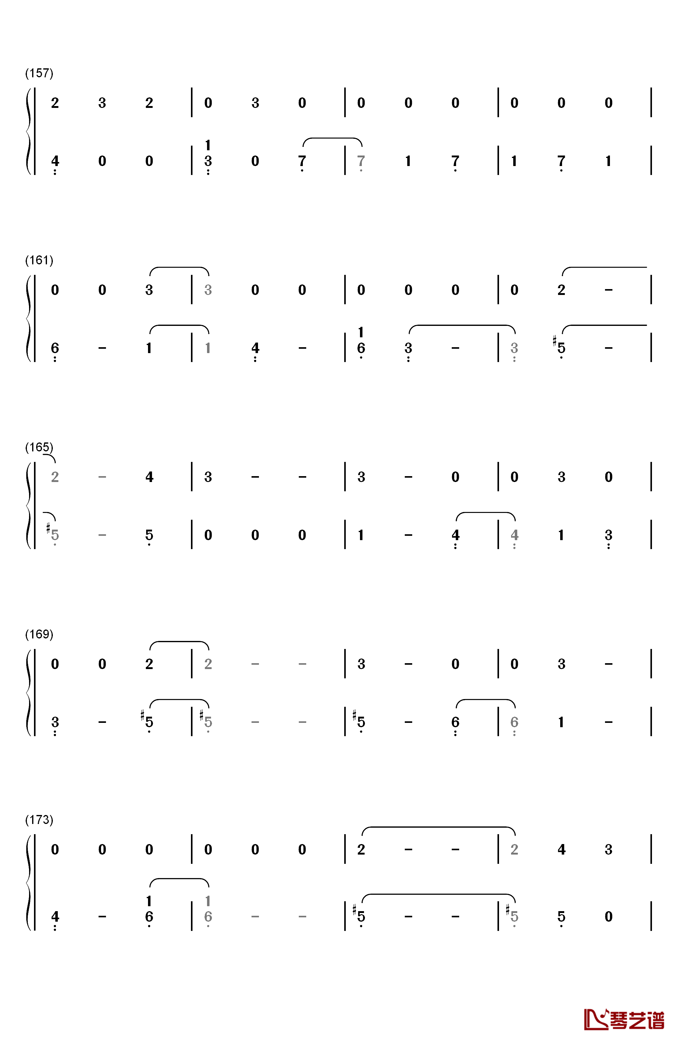 Havana钢琴简谱-数字双手-Camila Cabello9