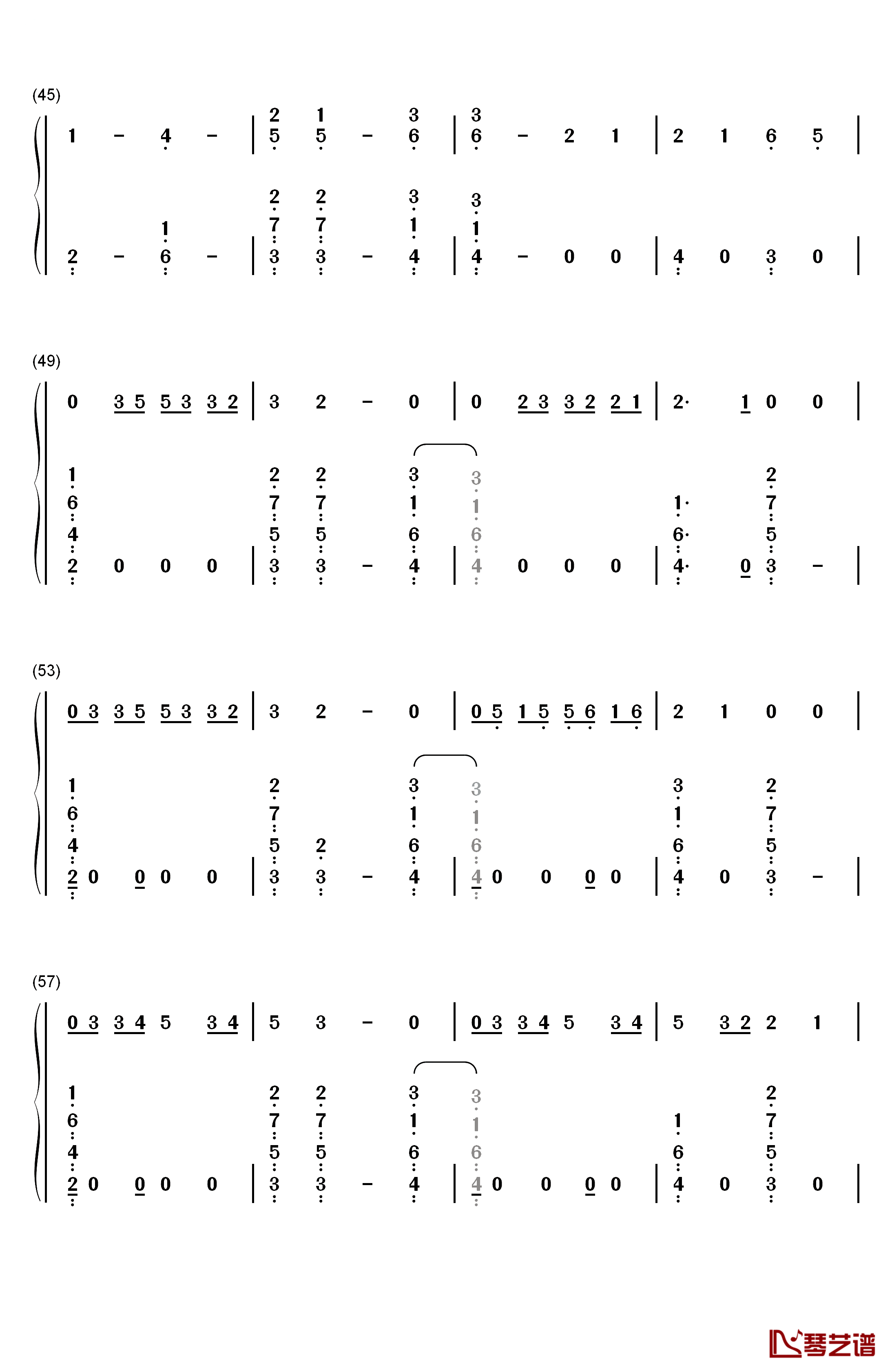 Where Were You in the Morning钢琴简谱-数字双手-Shawn Mendes4