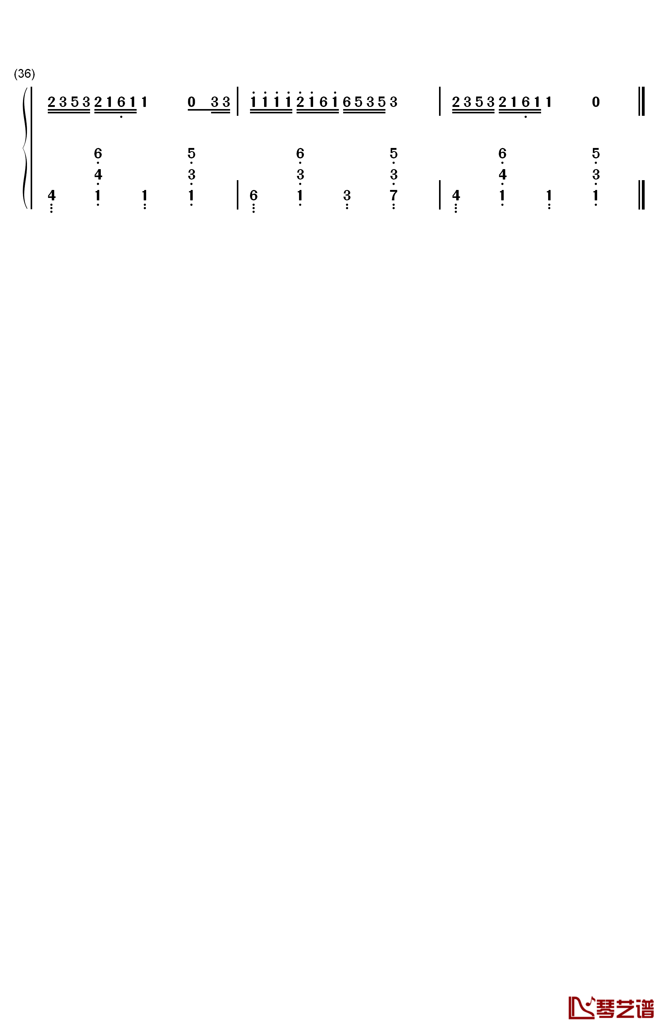 寂寞沙洲冷钢琴简谱-数字双手-周传雄3