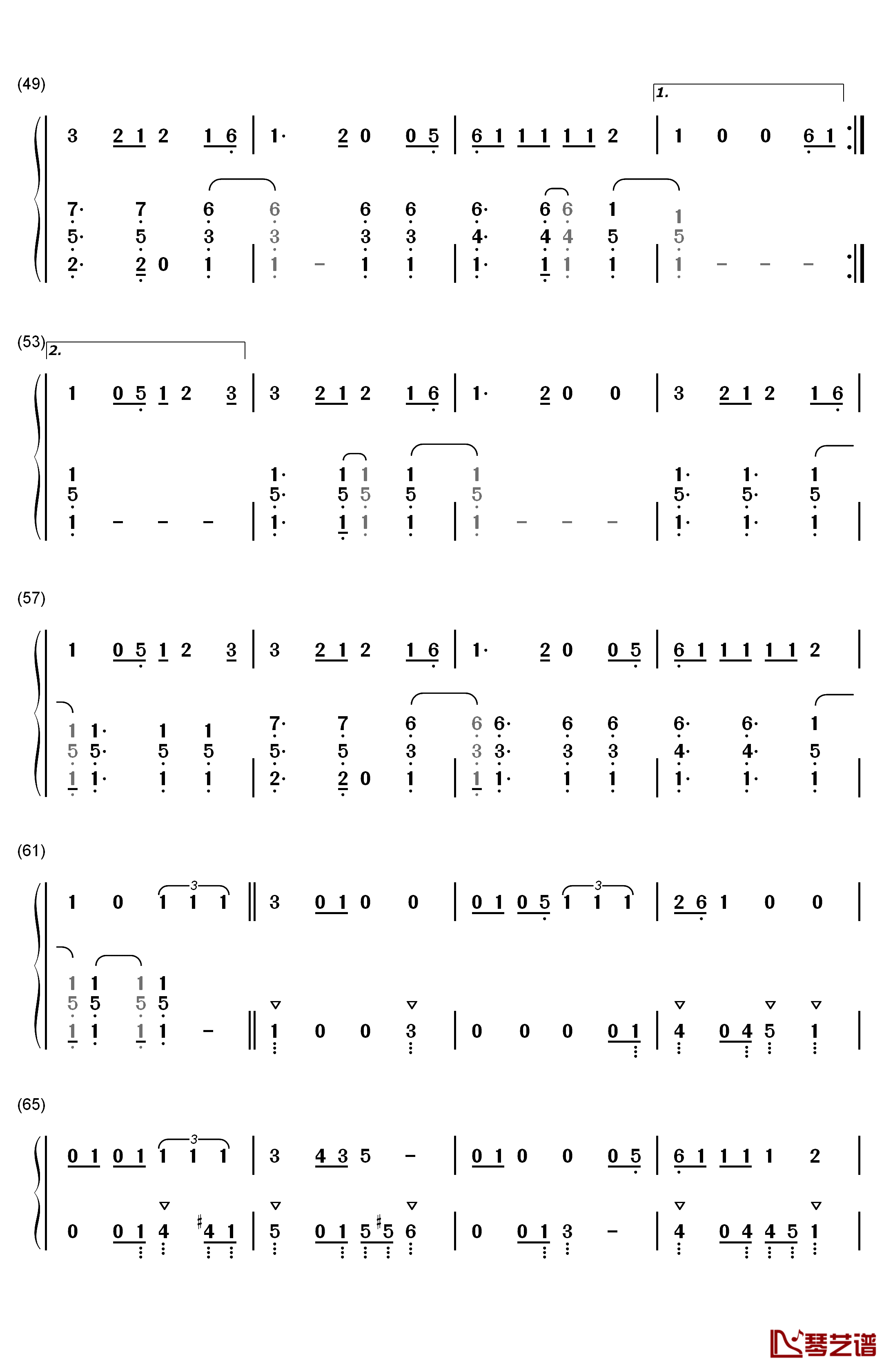 Kid In Love钢琴简谱-数字双手-Shawn Mendes4