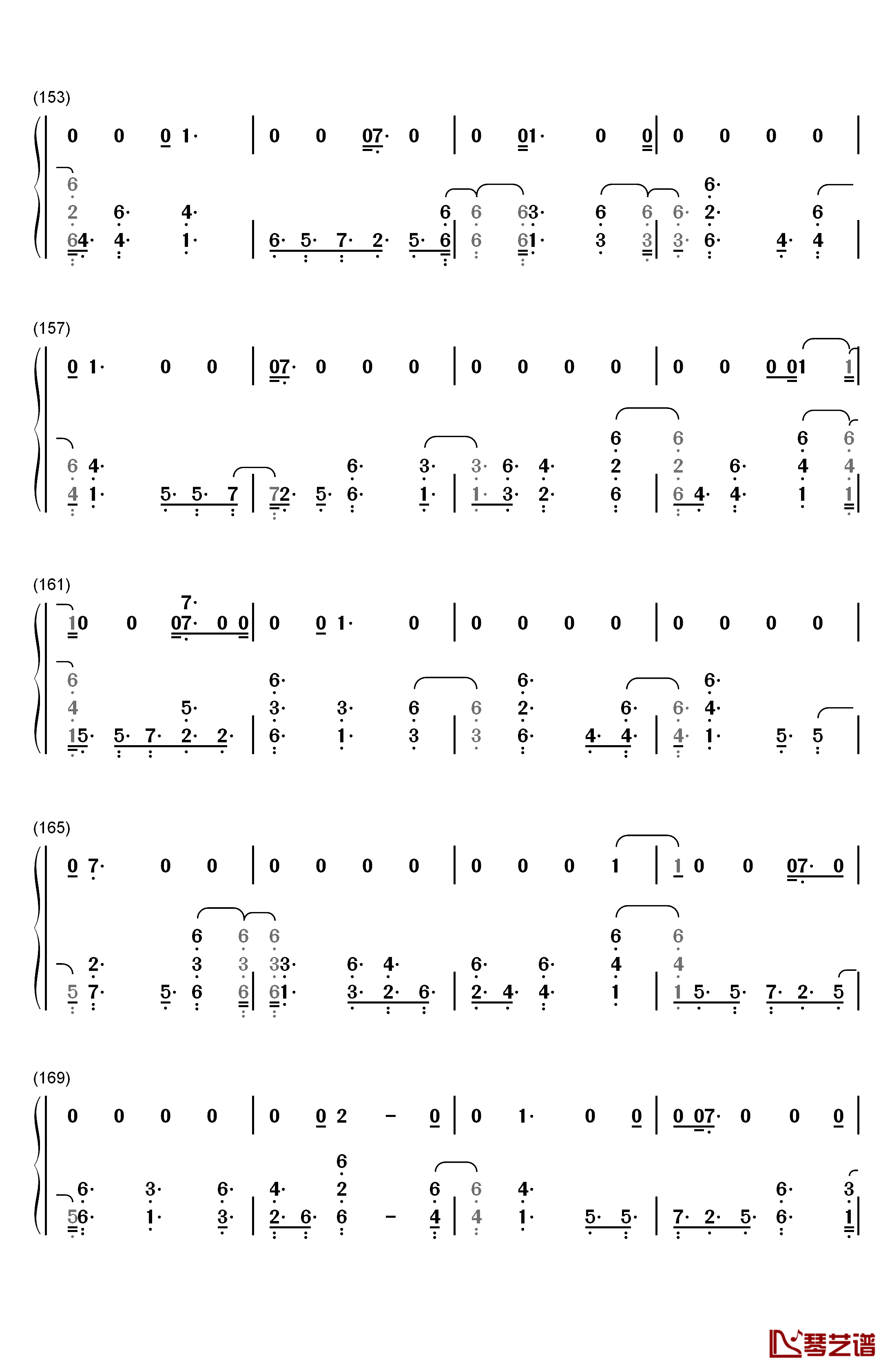 Is Your Love Enough钢琴简谱-数字双手-Little Mix8