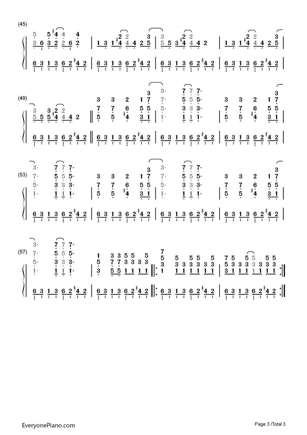 Riders on the Storm钢琴简谱-数字双手-The Doors3