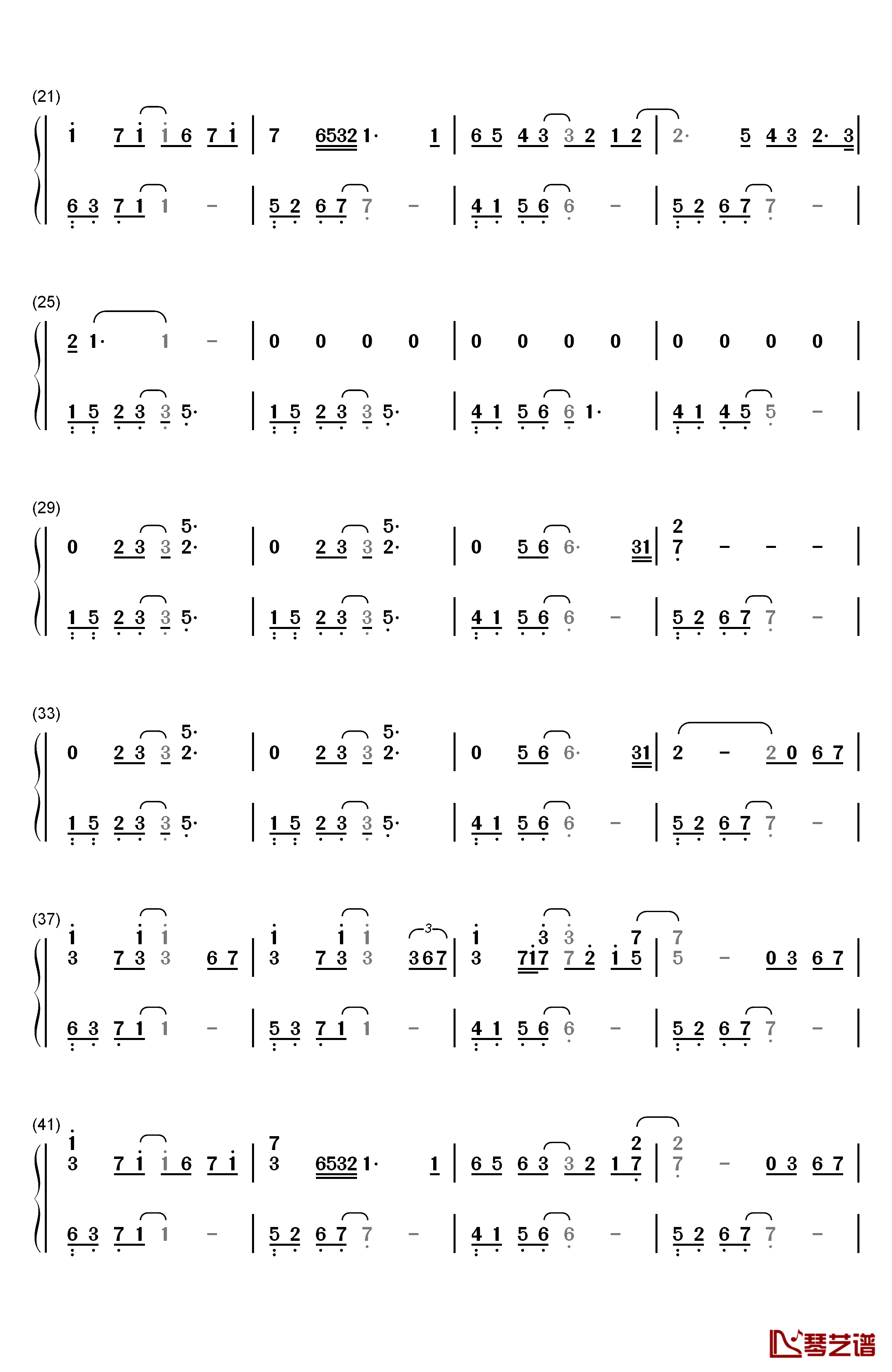 Going Home钢琴简谱-数字双手-Kenny-G2