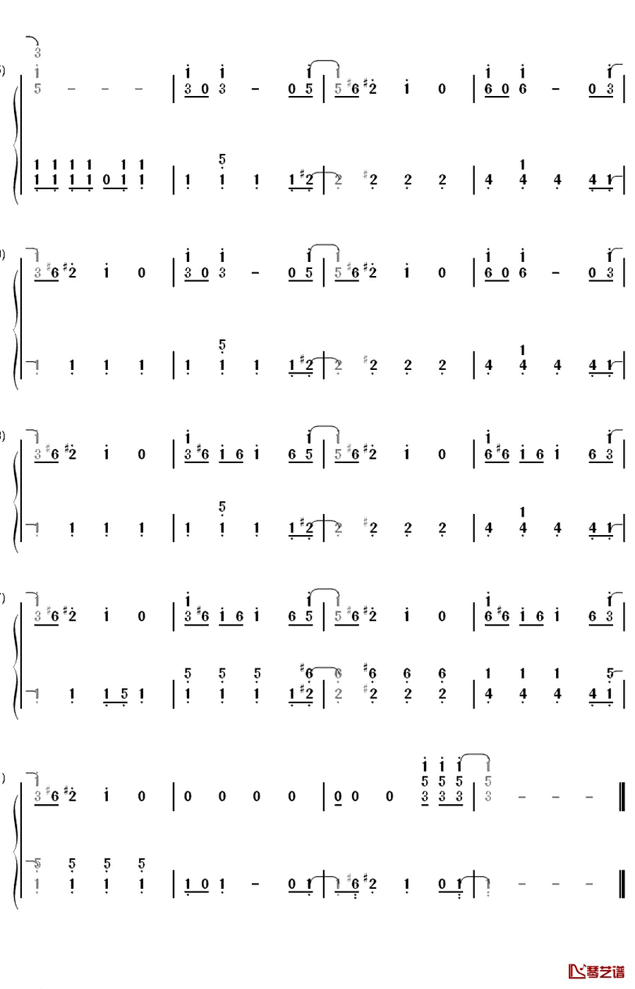 T.W.L钢琴简谱-数字双手-関ジャニ∞10