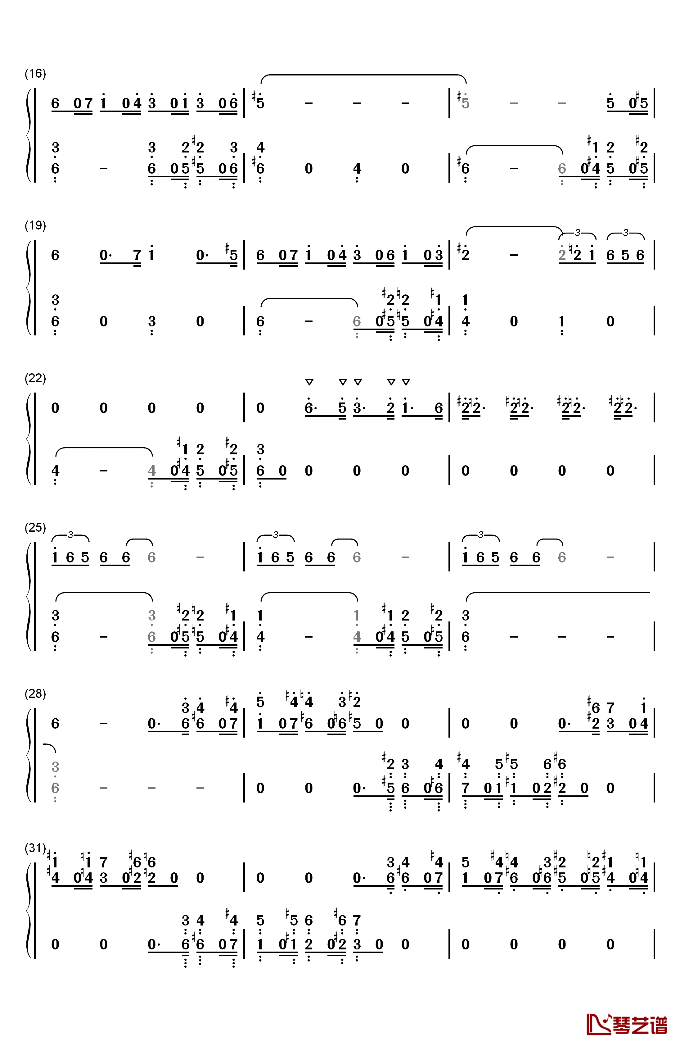 The Pink Panther Theme钢琴简谱-数字双手-Henry Mancini2