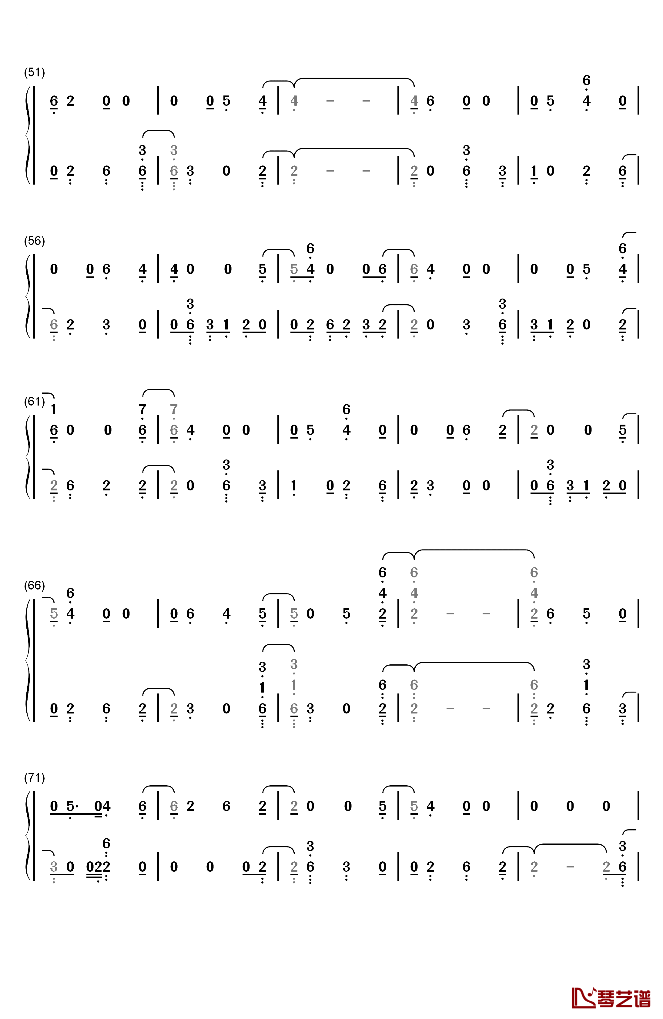 Supplies钢琴简谱-数字双手-Justin Timberlake3