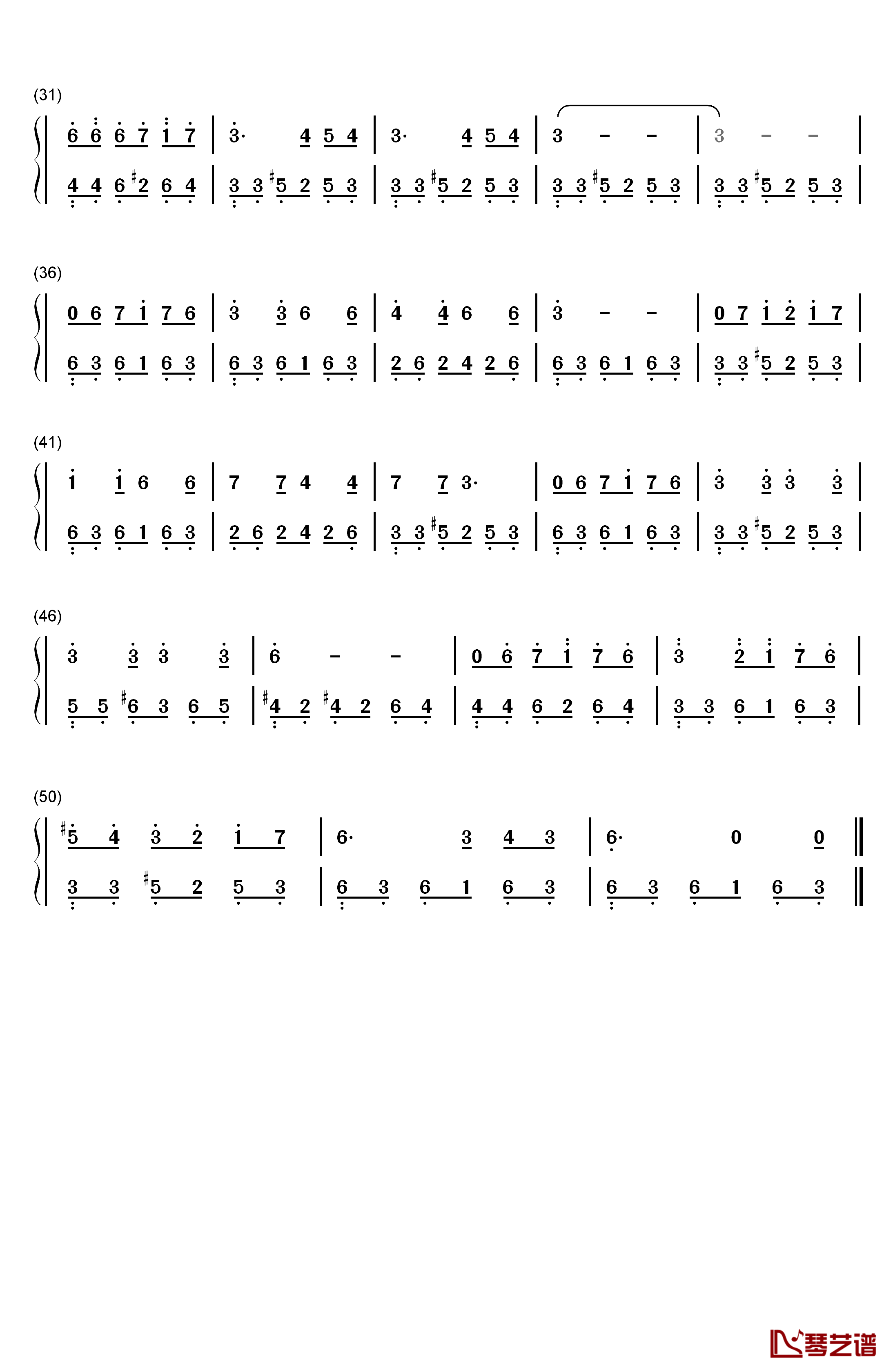 塔兰泰拉舞曲钢琴简谱-数字双手-皮埃松卡2