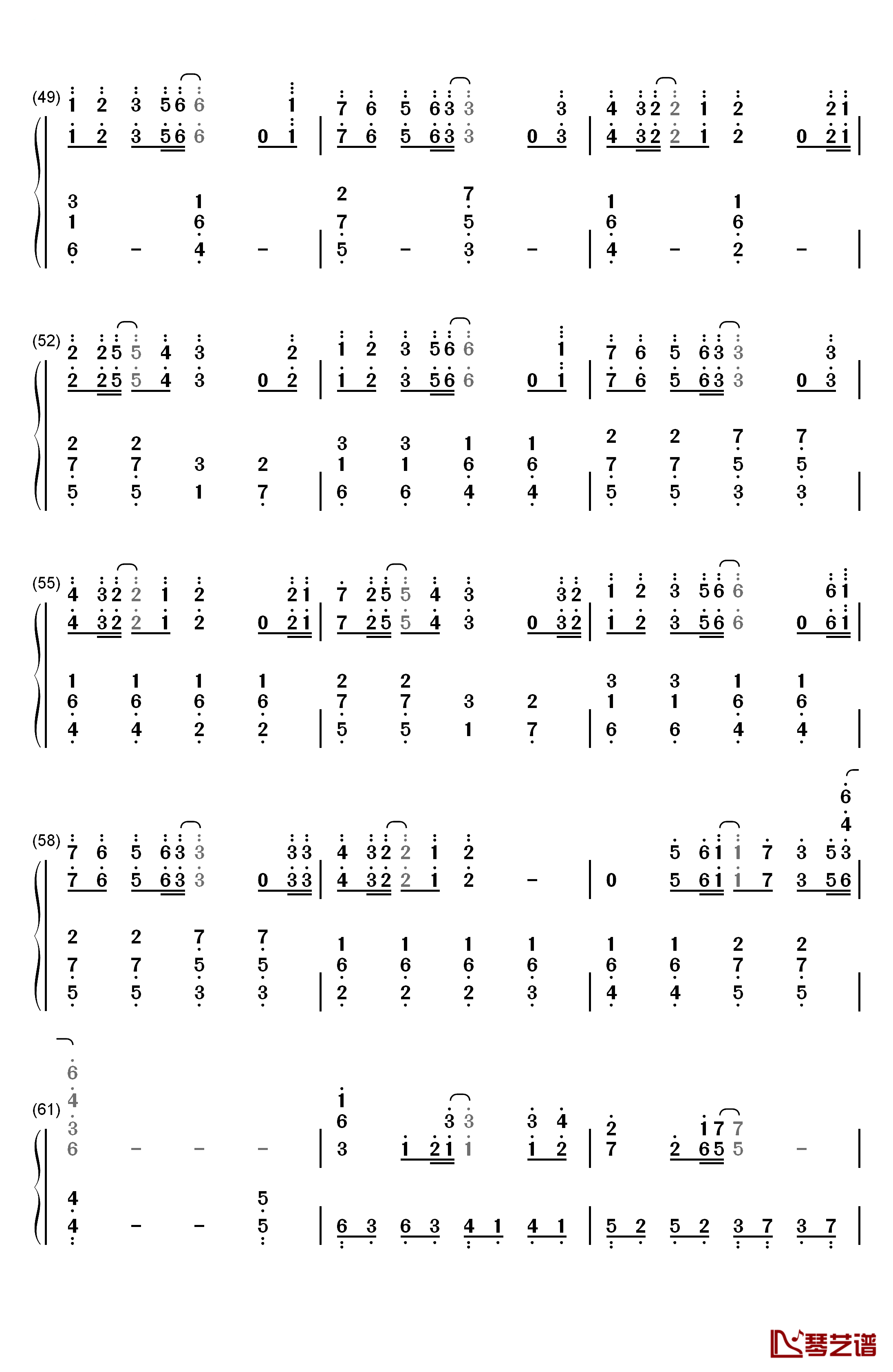 Meteor钢琴简谱-数字双手-T.M.Revolution4