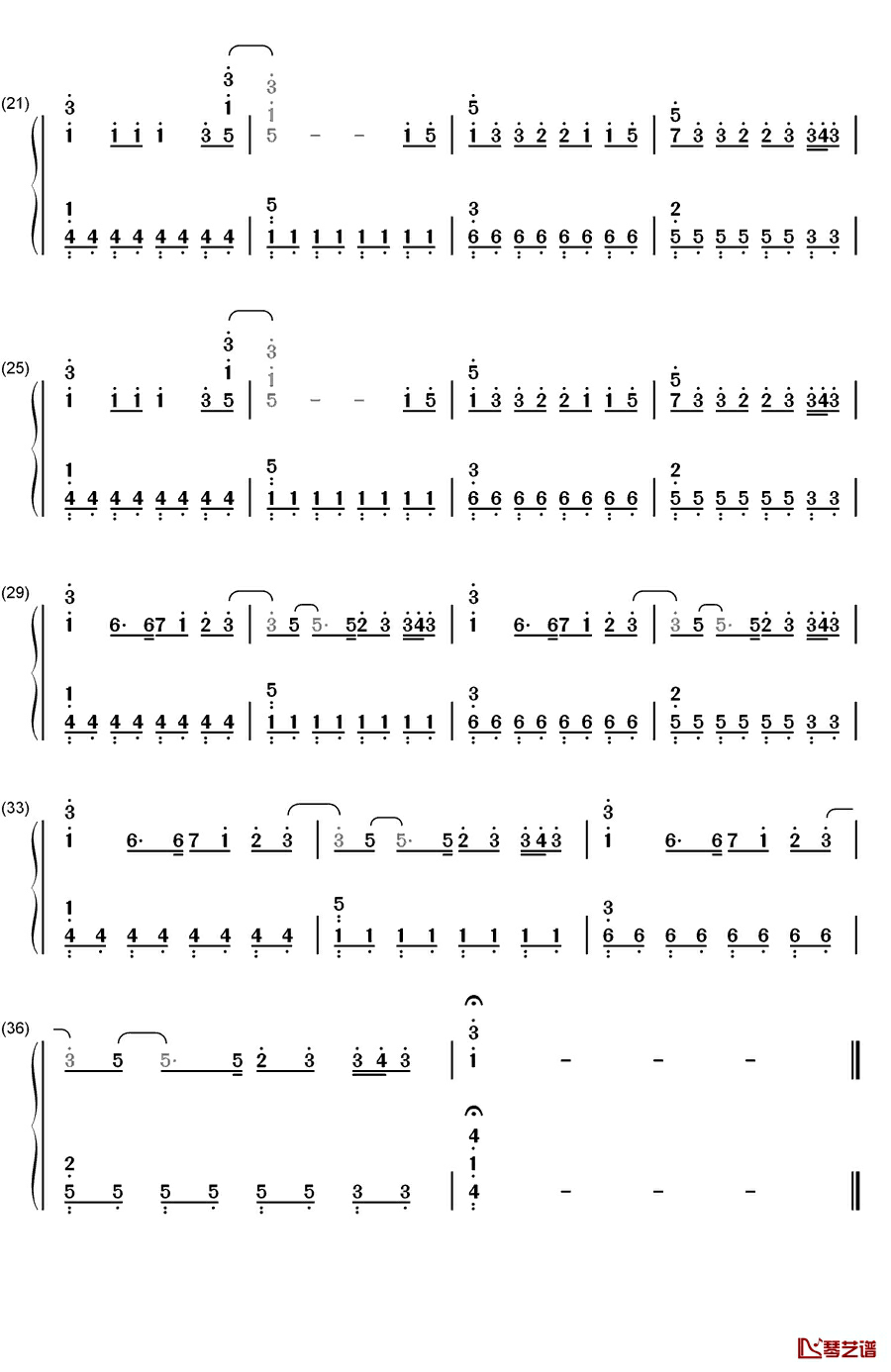Safe and Sound钢琴简谱-数字双手-Capital Cities2
