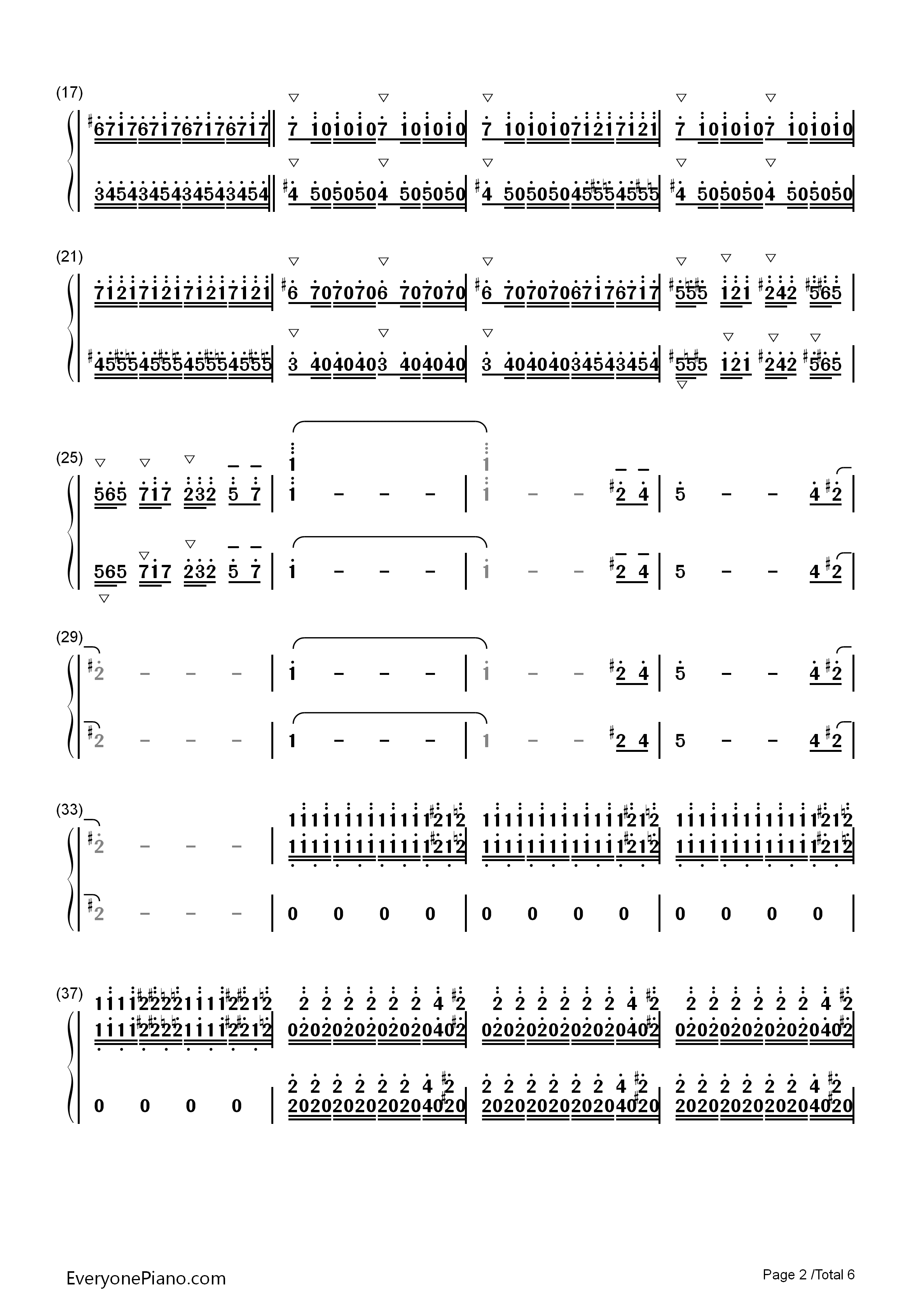 蜂鸟（Kolibre）钢琴简谱-马克西姆 Maksim演唱2