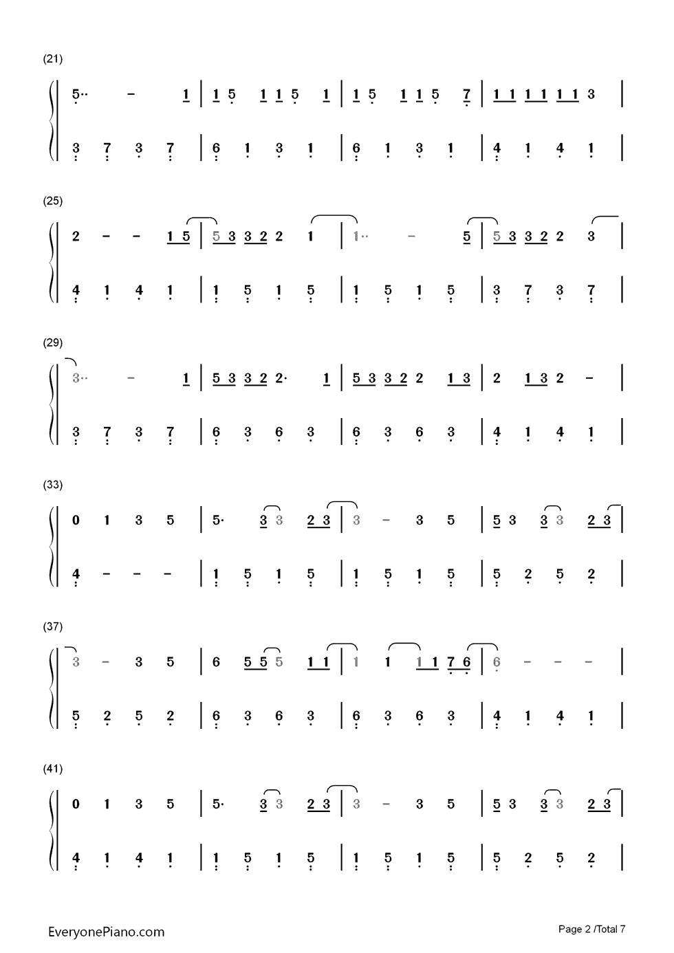Your Type钢琴简谱-数字双手-Carly Rae Jepsen2