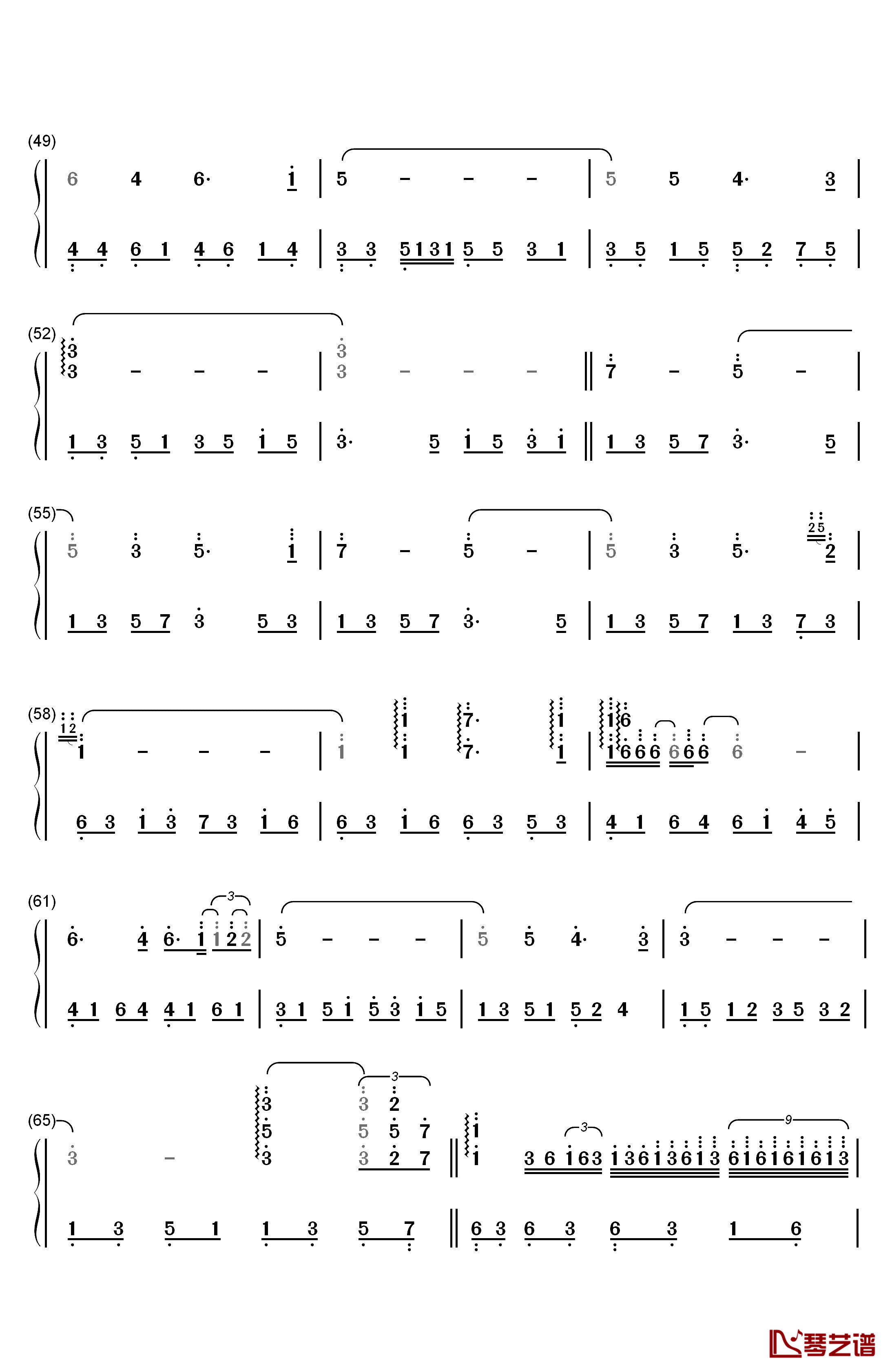 Gracefully钢琴简谱-数字双手-Giovanni Marradi(乔瓦尼)4