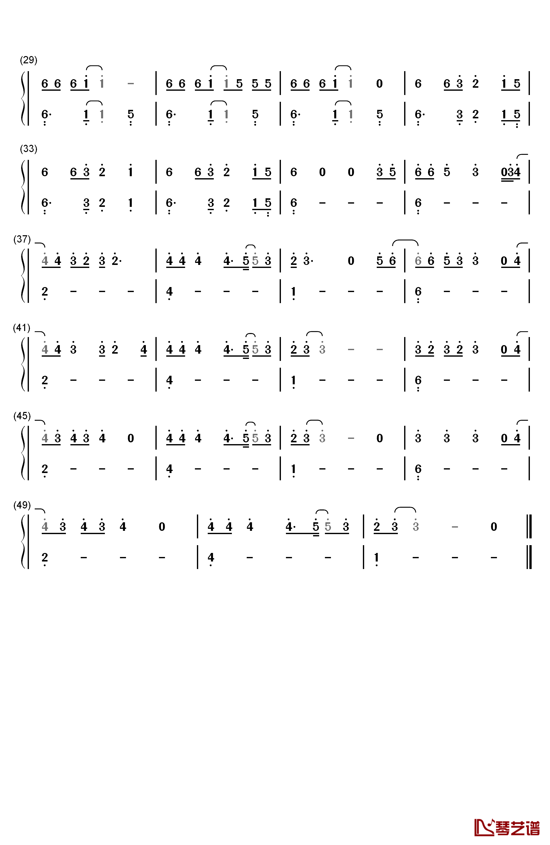 Rain Over Me钢琴简谱-数字双手-Pitbull2