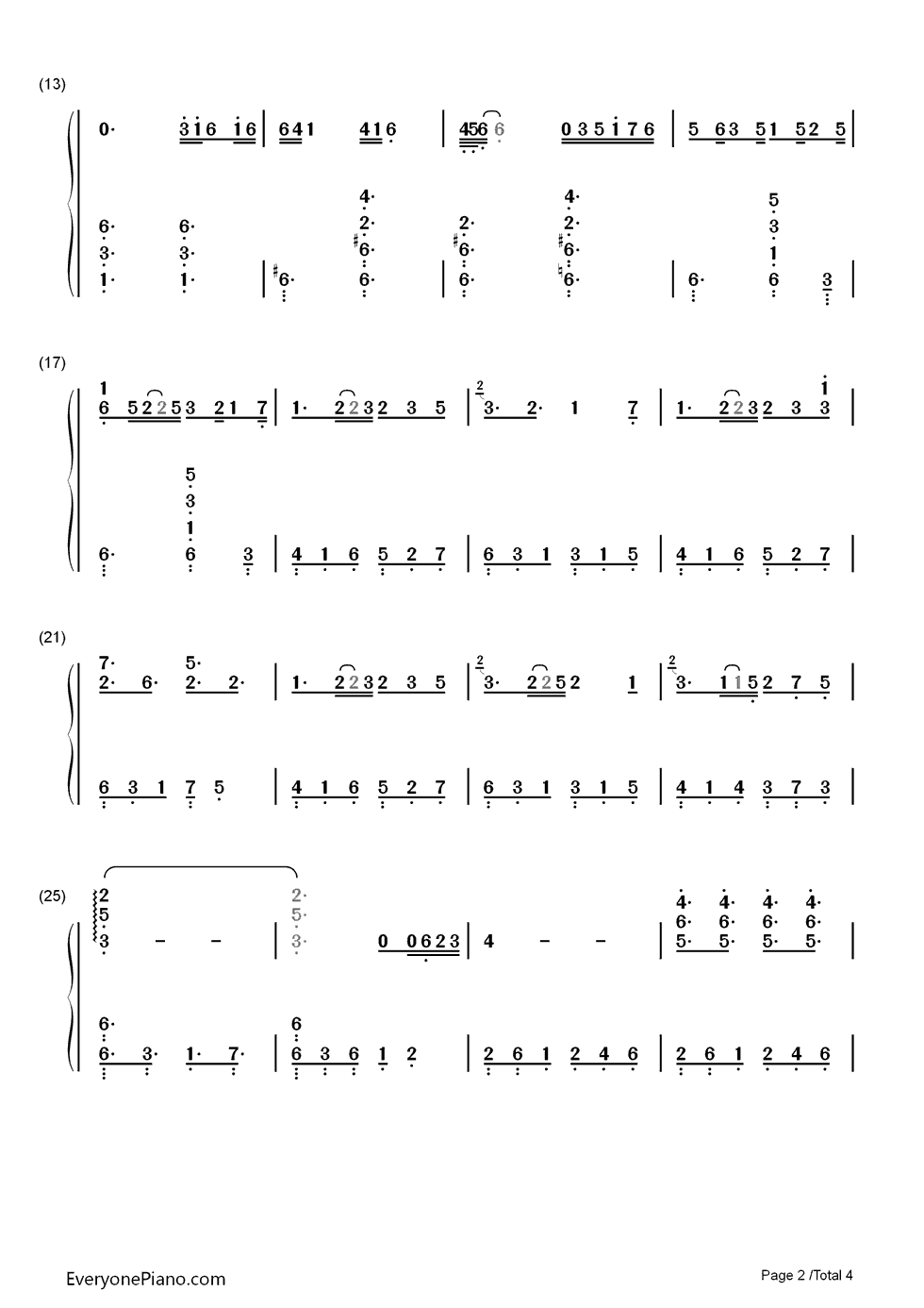 Romantic Nights钢琴简谱-数字双手-Pete Calandra2