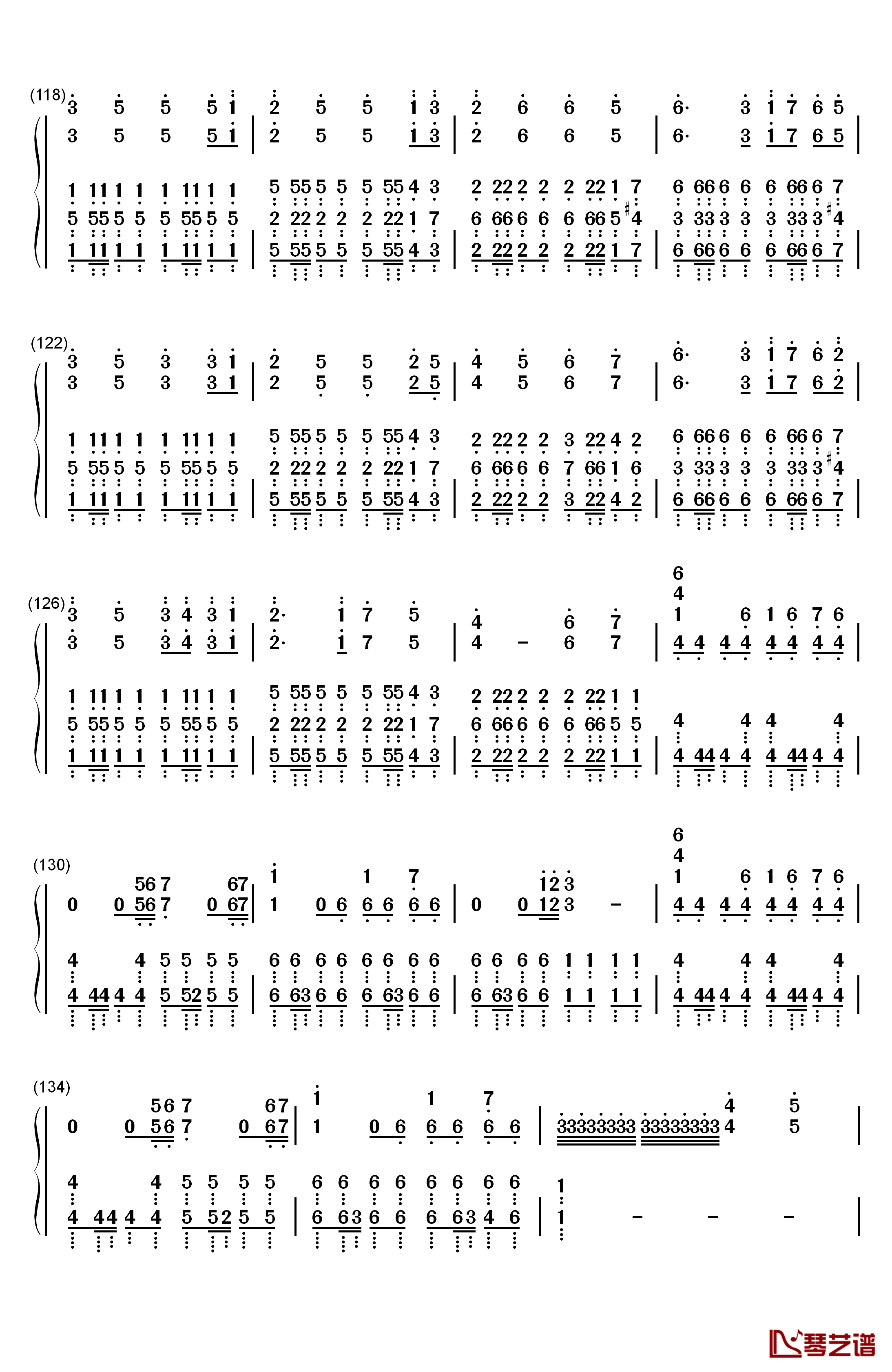 Victory钢琴简谱-数字双手-Two Steps From Hell7