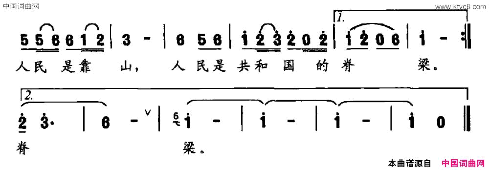 人民陈平词王贵龙曲人民陈平词 王贵龙曲简谱1