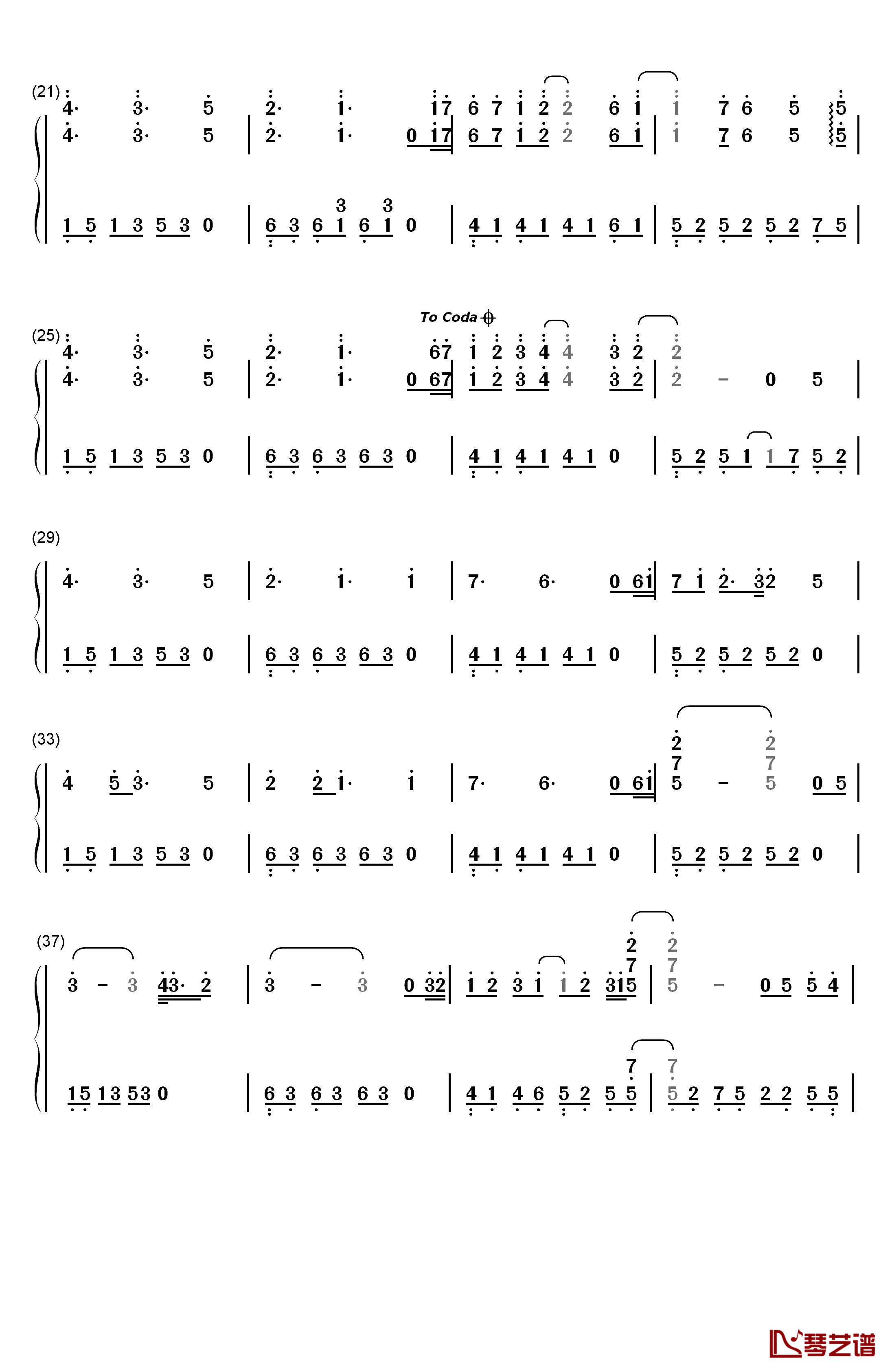 The Moment钢琴简谱-数字双手-Kenny G2