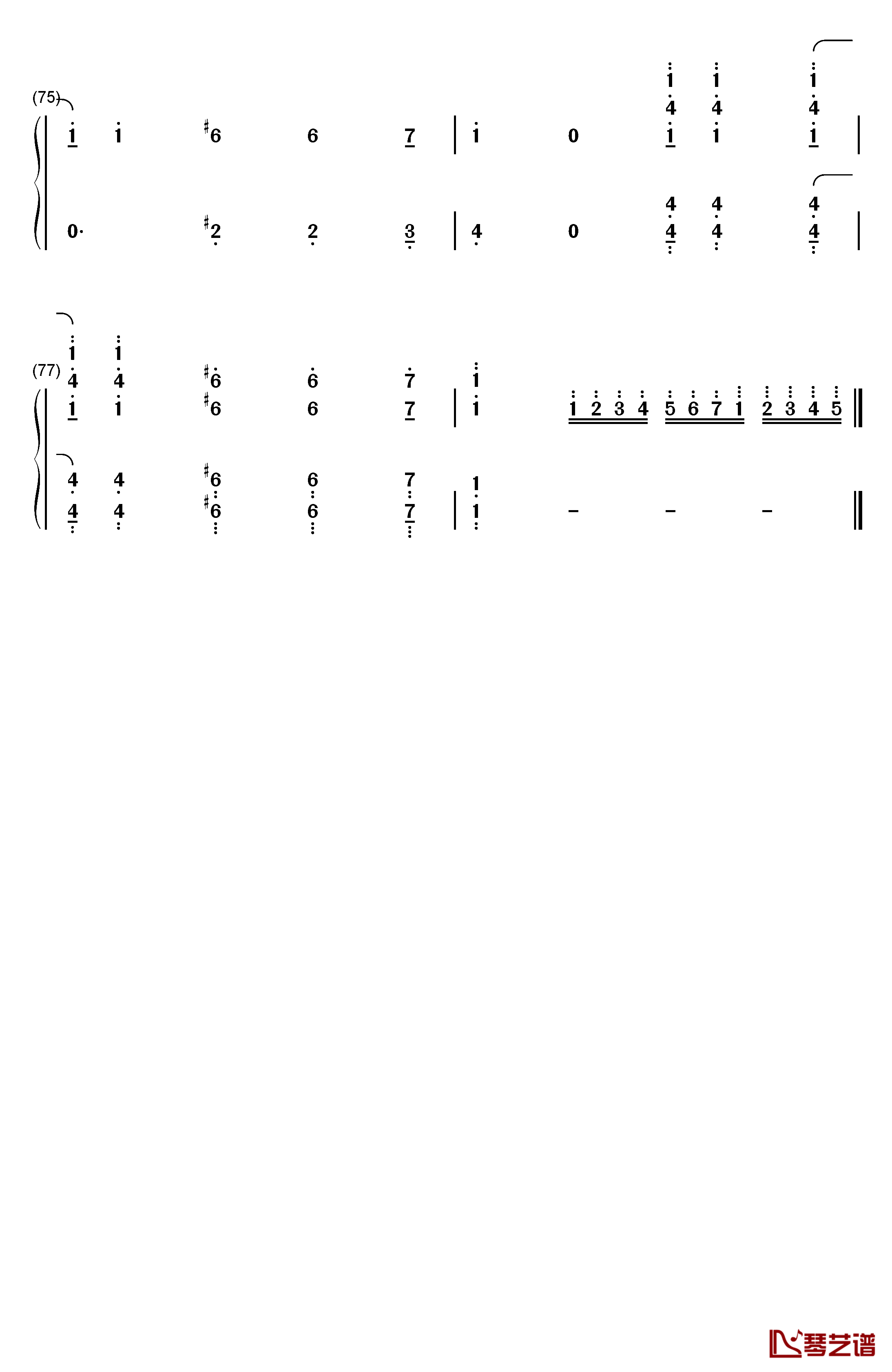 決めたよHand in Hand钢琴简谱-数字双手-高海千歌 樱内梨子 渡边曜5
