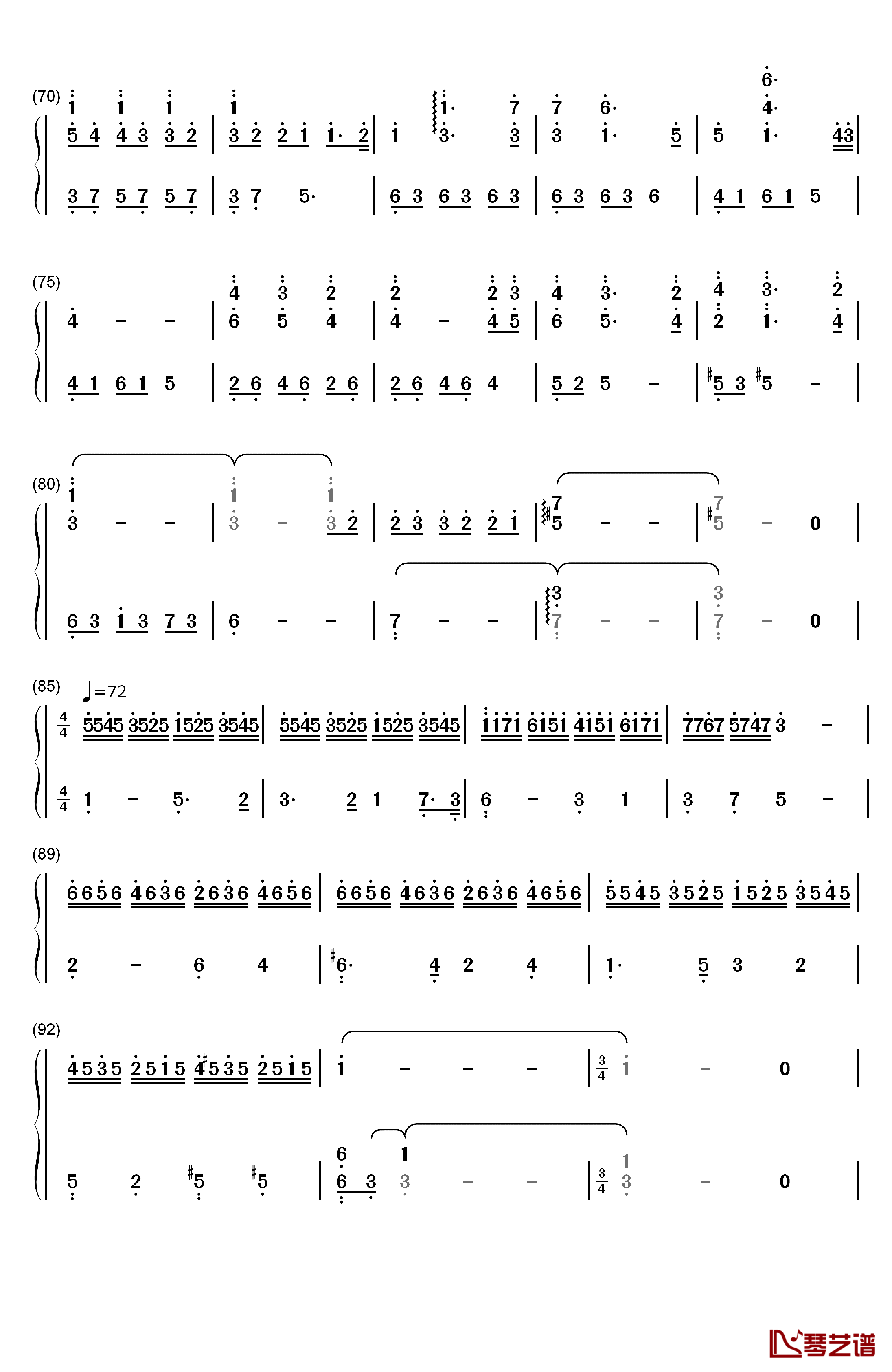 Leaves On The Seine钢琴简谱-数字双手-大卫蓝兹4