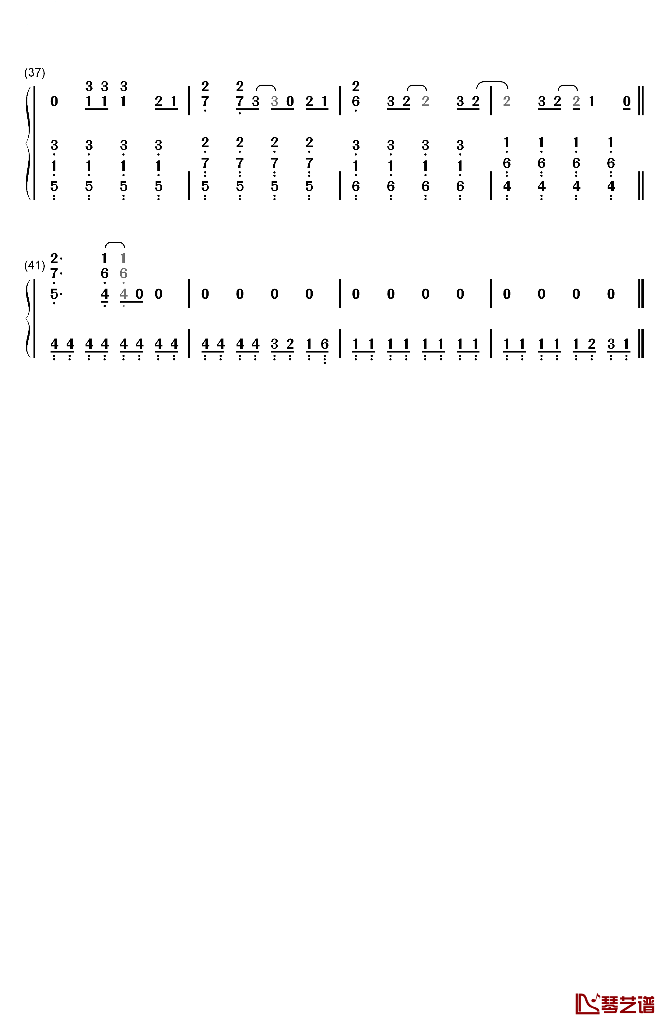 Don't Stop Believing钢琴简谱-数字双手-Journey3