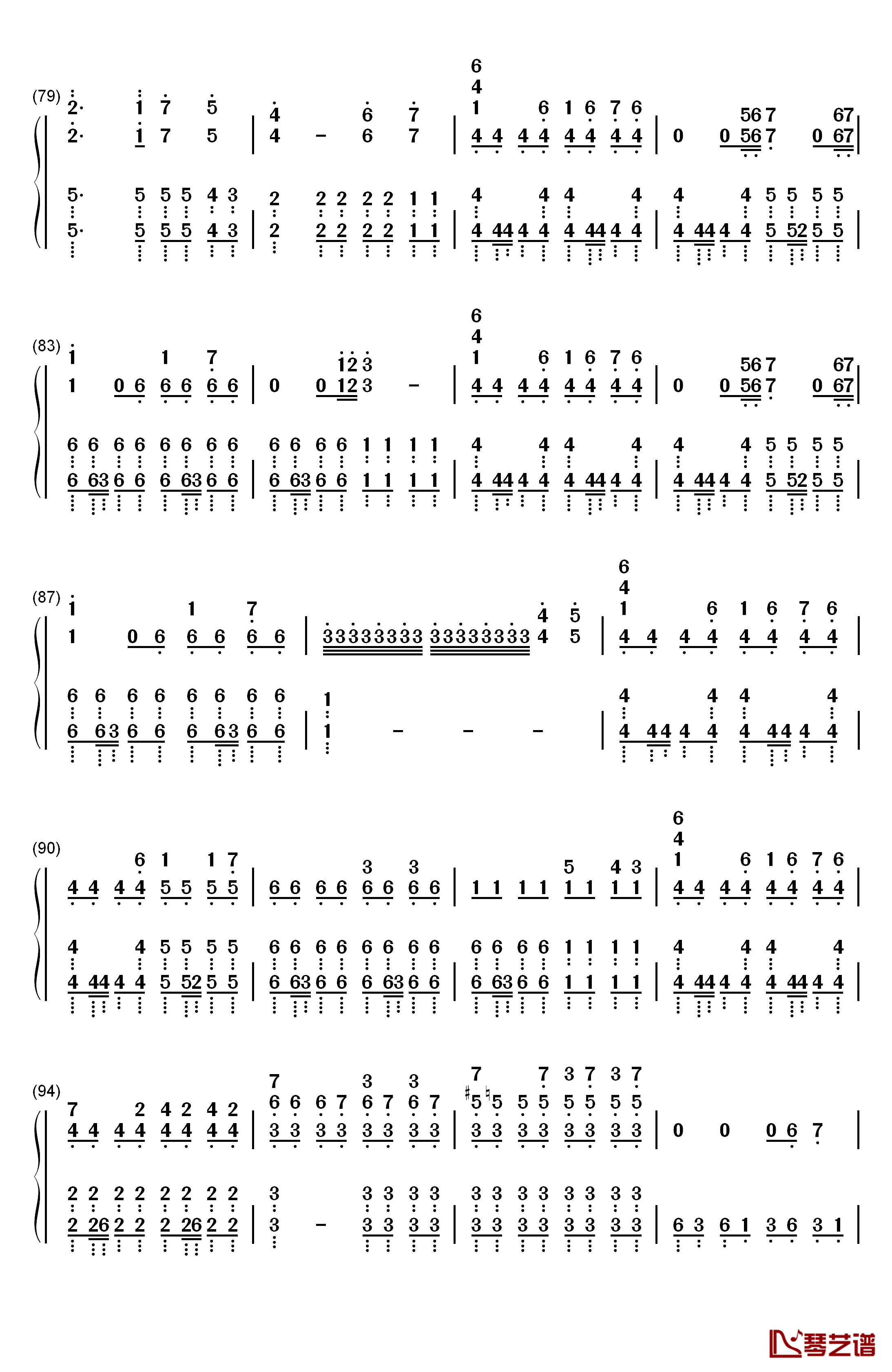 Victory钢琴简谱-数字双手-Two Steps From Hell5