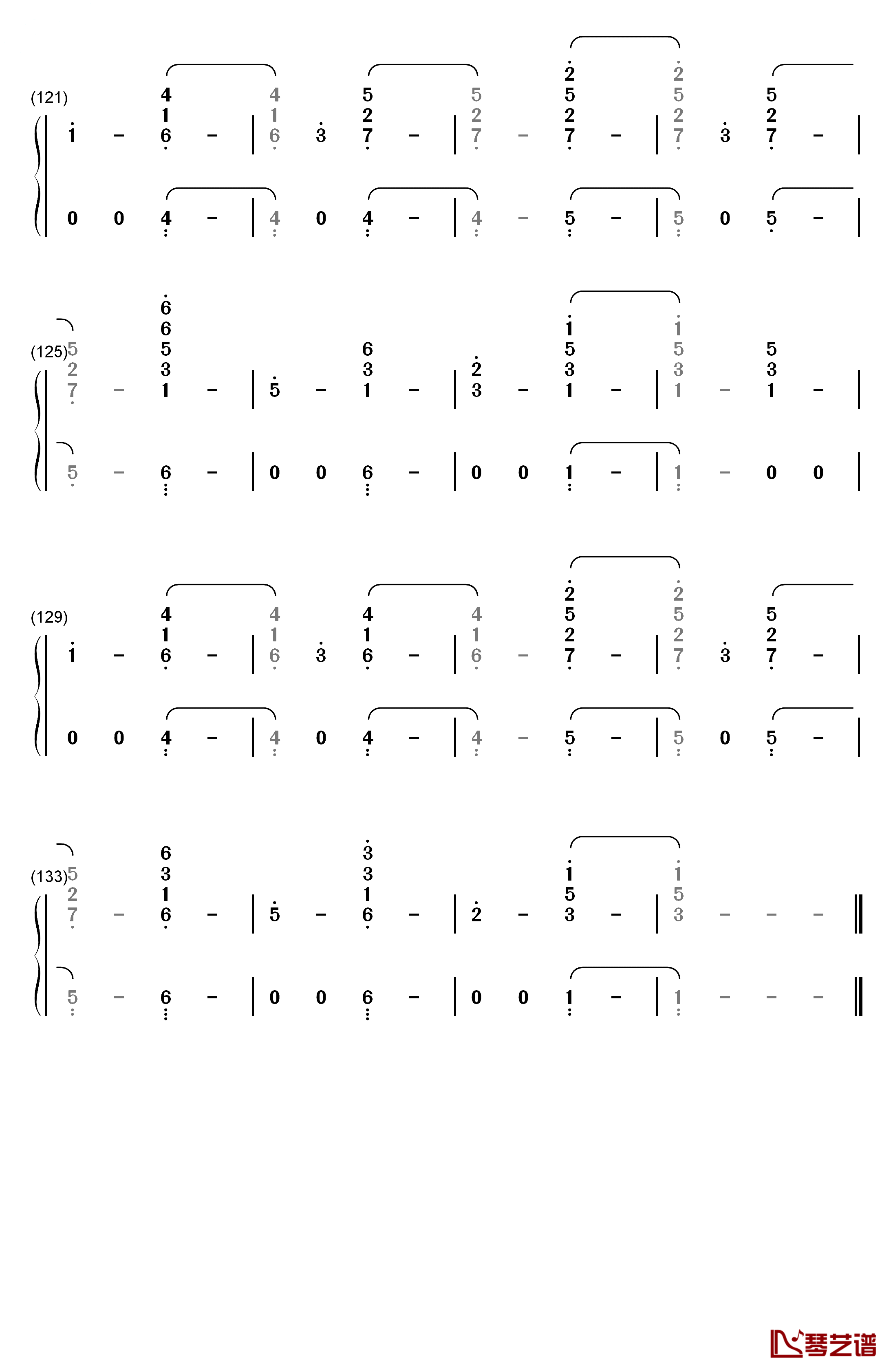 Hopeless钢琴简谱-数字双手-Halsey7