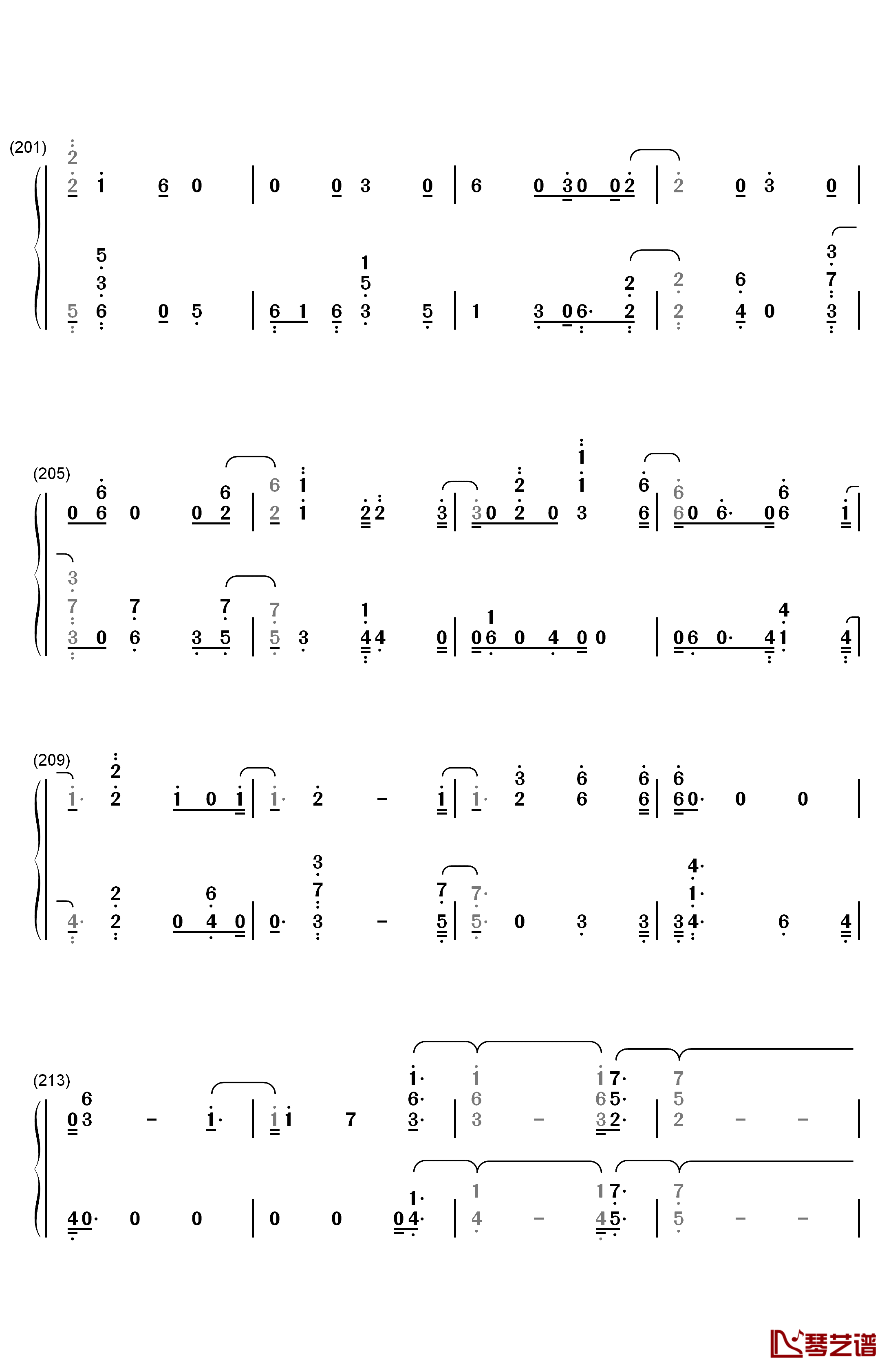 Hola Hola钢琴简谱-数字双手-KARD12