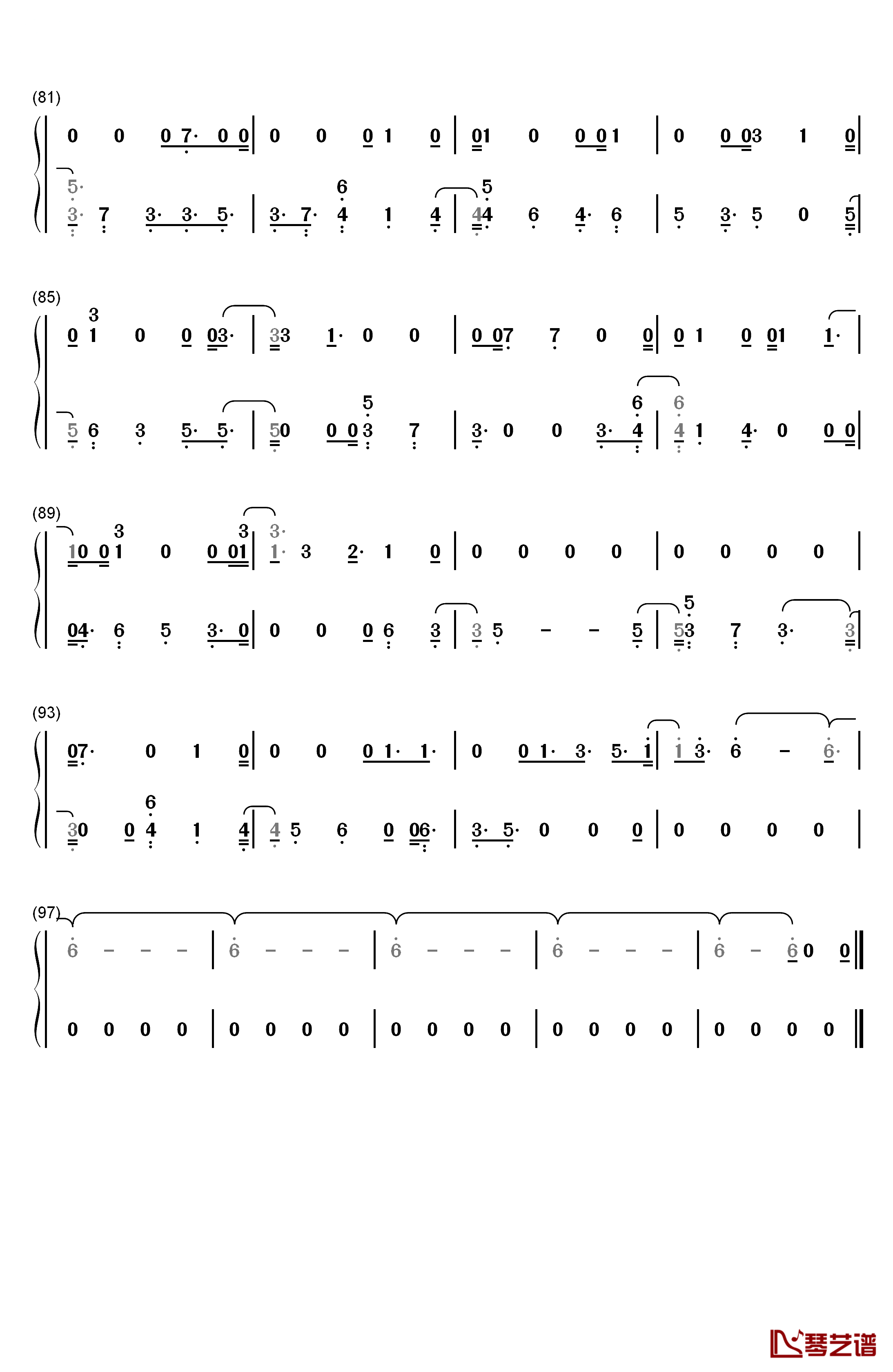 She Loves Control钢琴简谱-数字双手-Camila Cabello5
