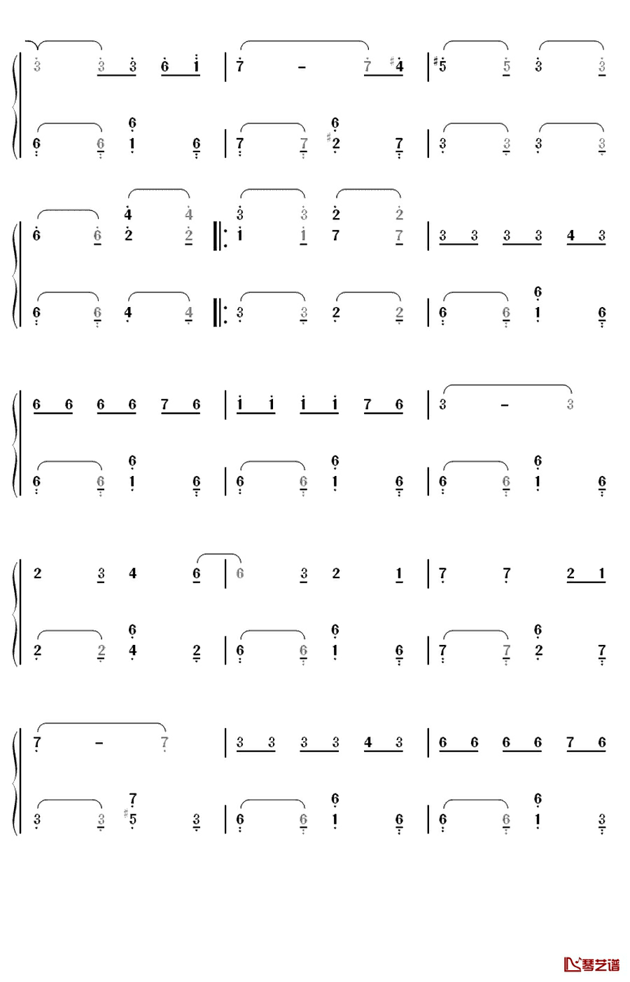 津軽海峡冬景色钢琴简谱-数字双手-石川小百合 石川さゆり2