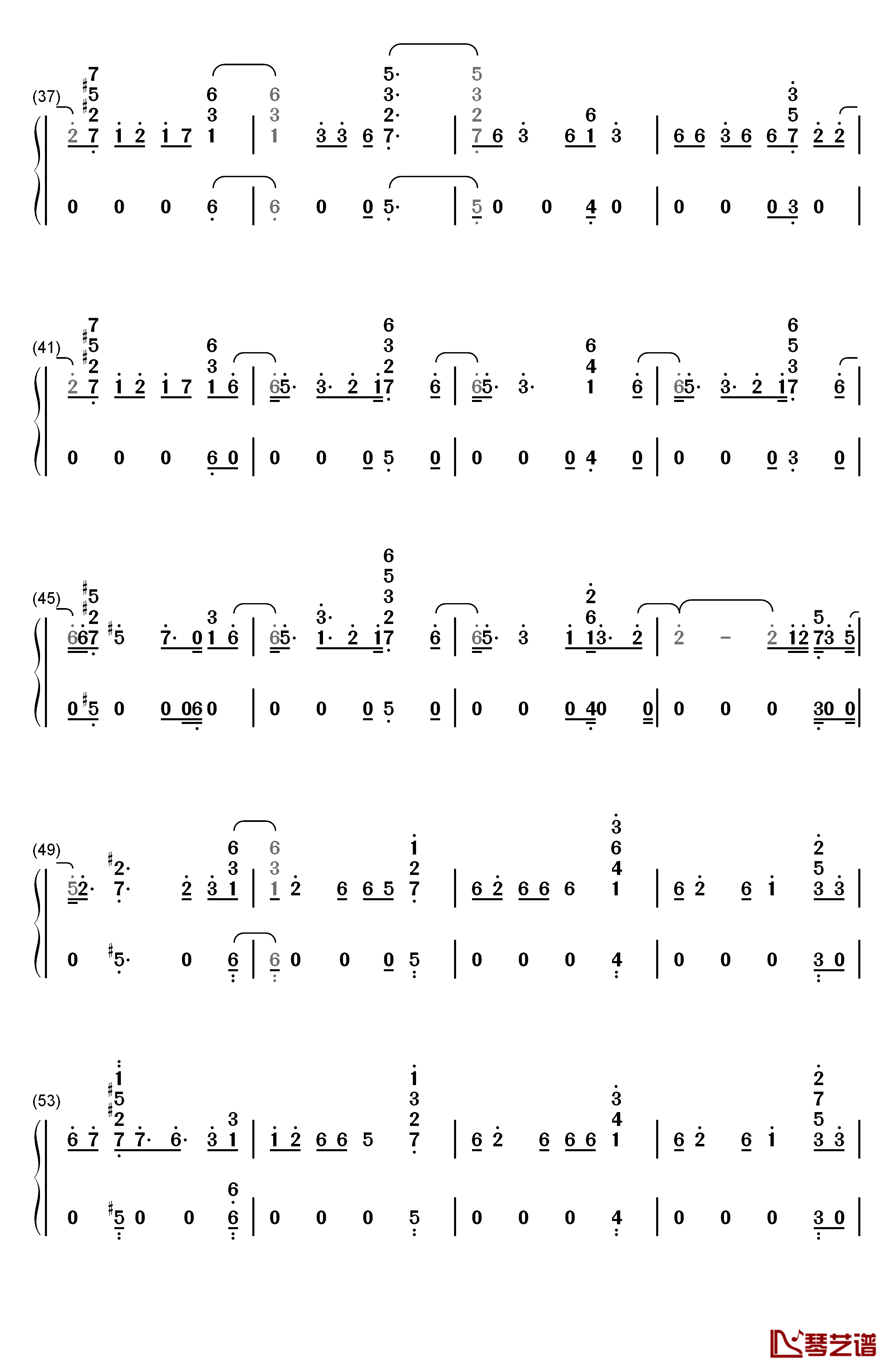 Done For Me钢琴简谱-数字双手-Charlie Puth Kehlani3