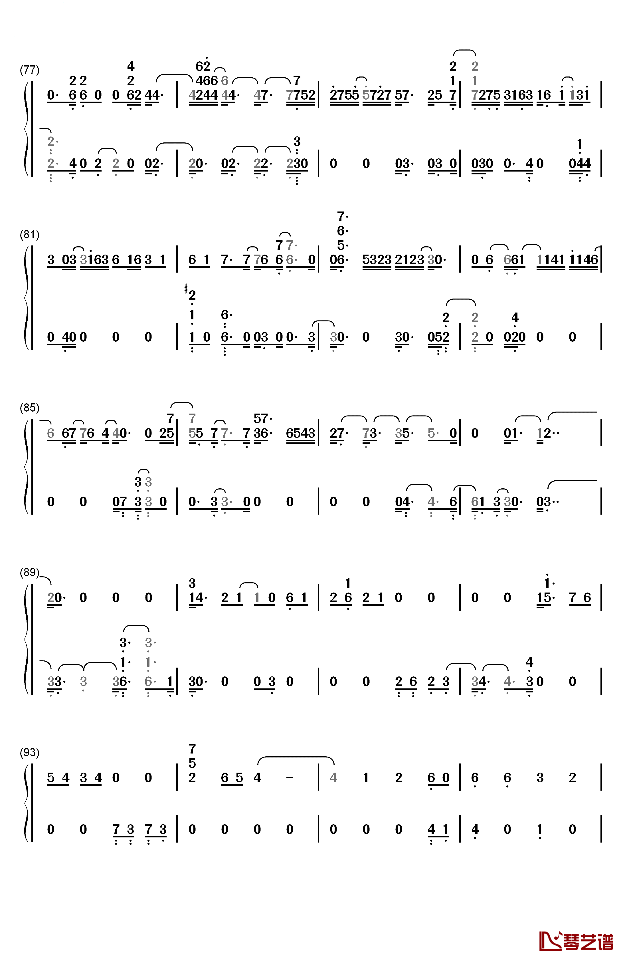 Stay With You钢琴简谱-数字双手-Cheat Codes5
