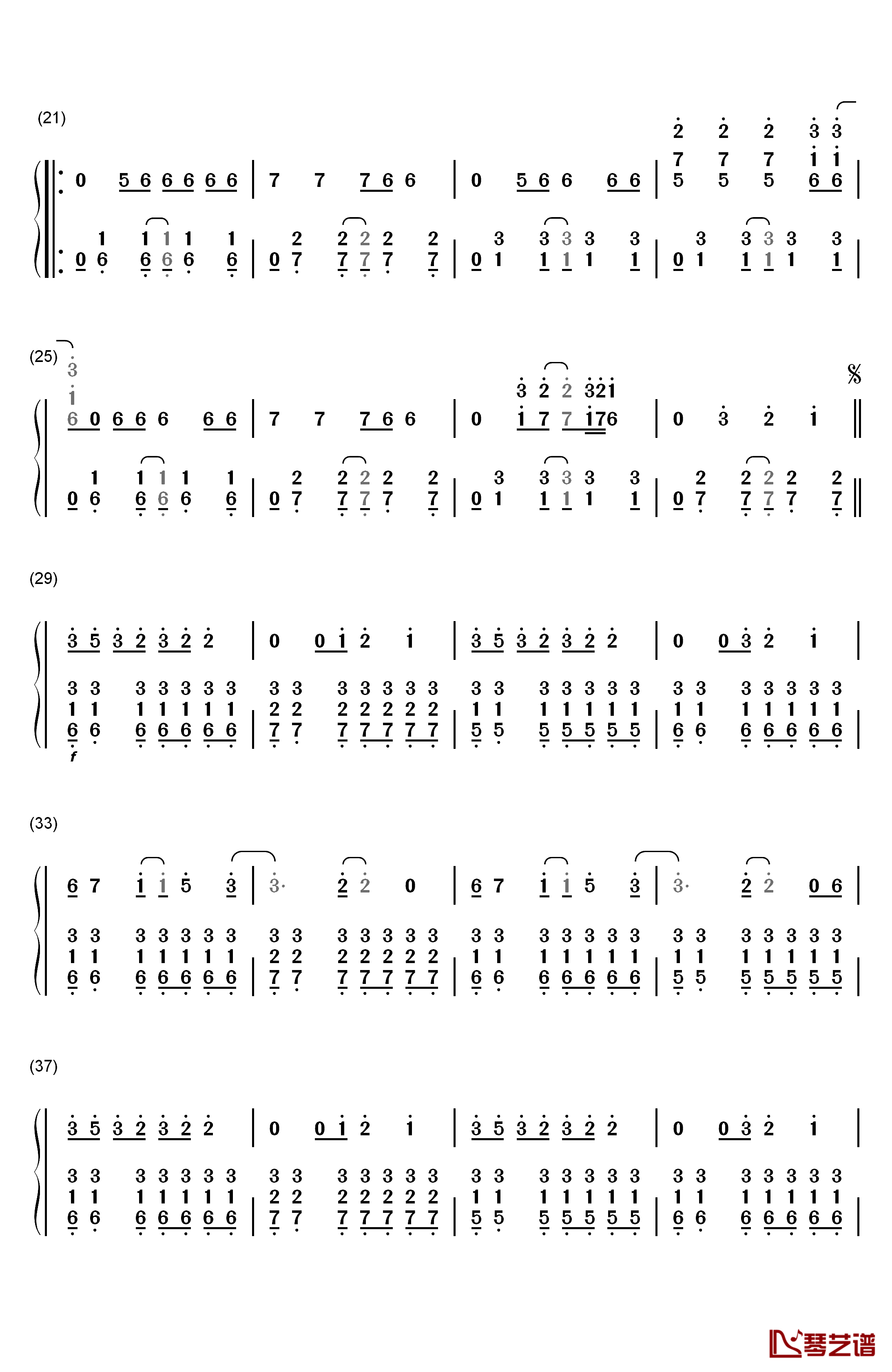 Stitches钢琴简谱-数字双手-Shawn Mendes2