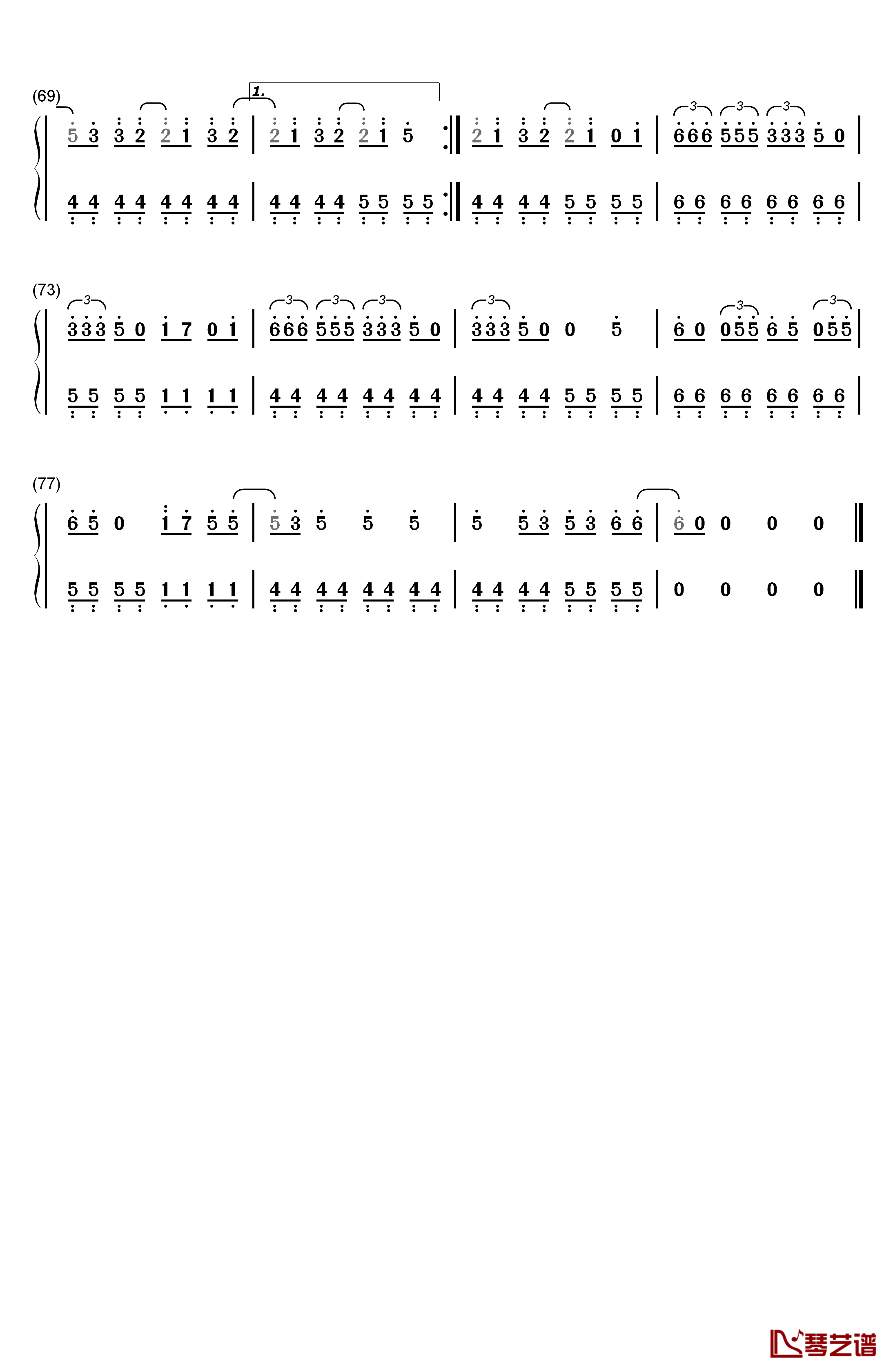 Youngblood钢琴简谱-数字双手-5 Seconds of Summer4