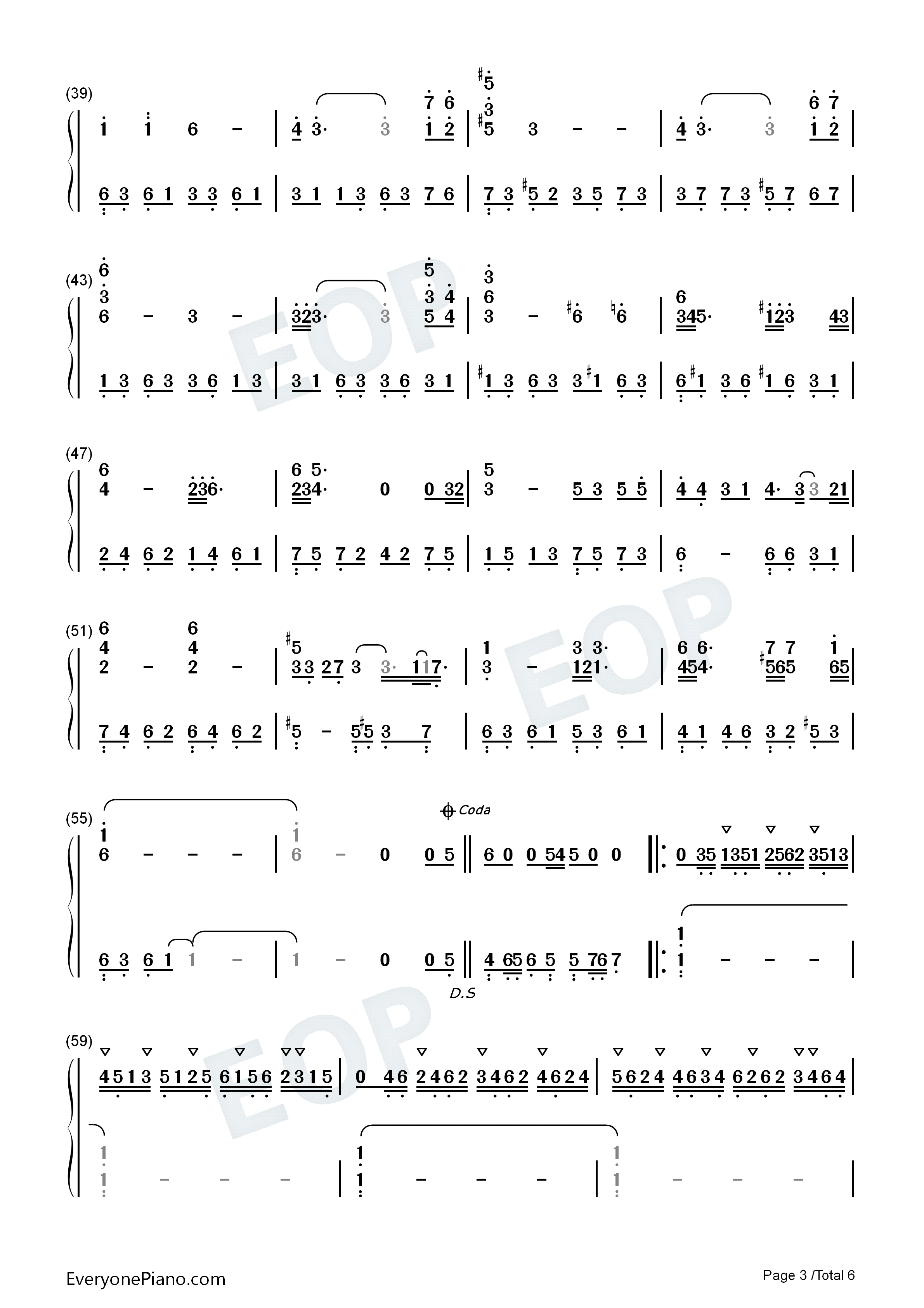 回到金字塔钢琴简谱-Paul Mauriat演唱3