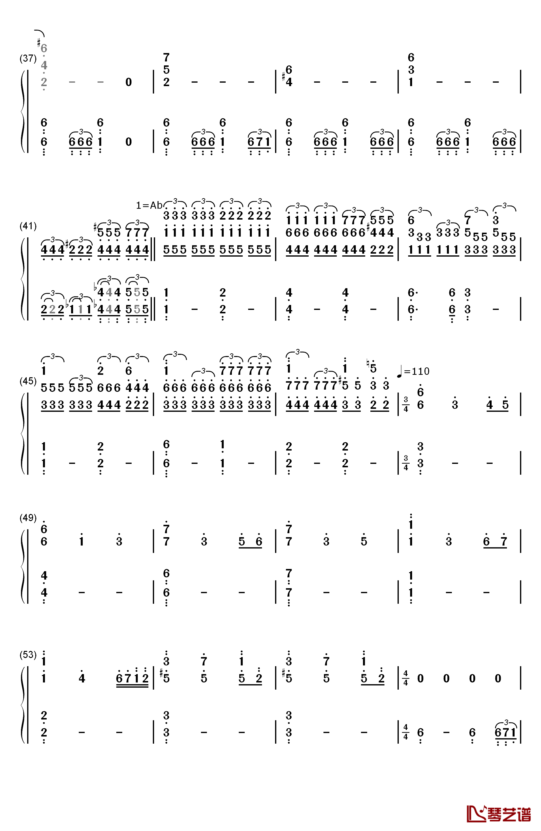 权力的游戏第八季钢琴简谱-数字双手-Ramin Djawadi3