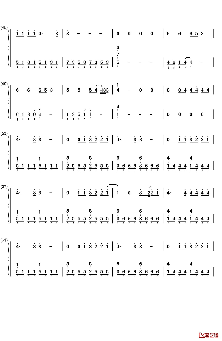 Wrecking Ball钢琴简谱-数字双手-麦莉·赛勒斯  Miley Cyrus3