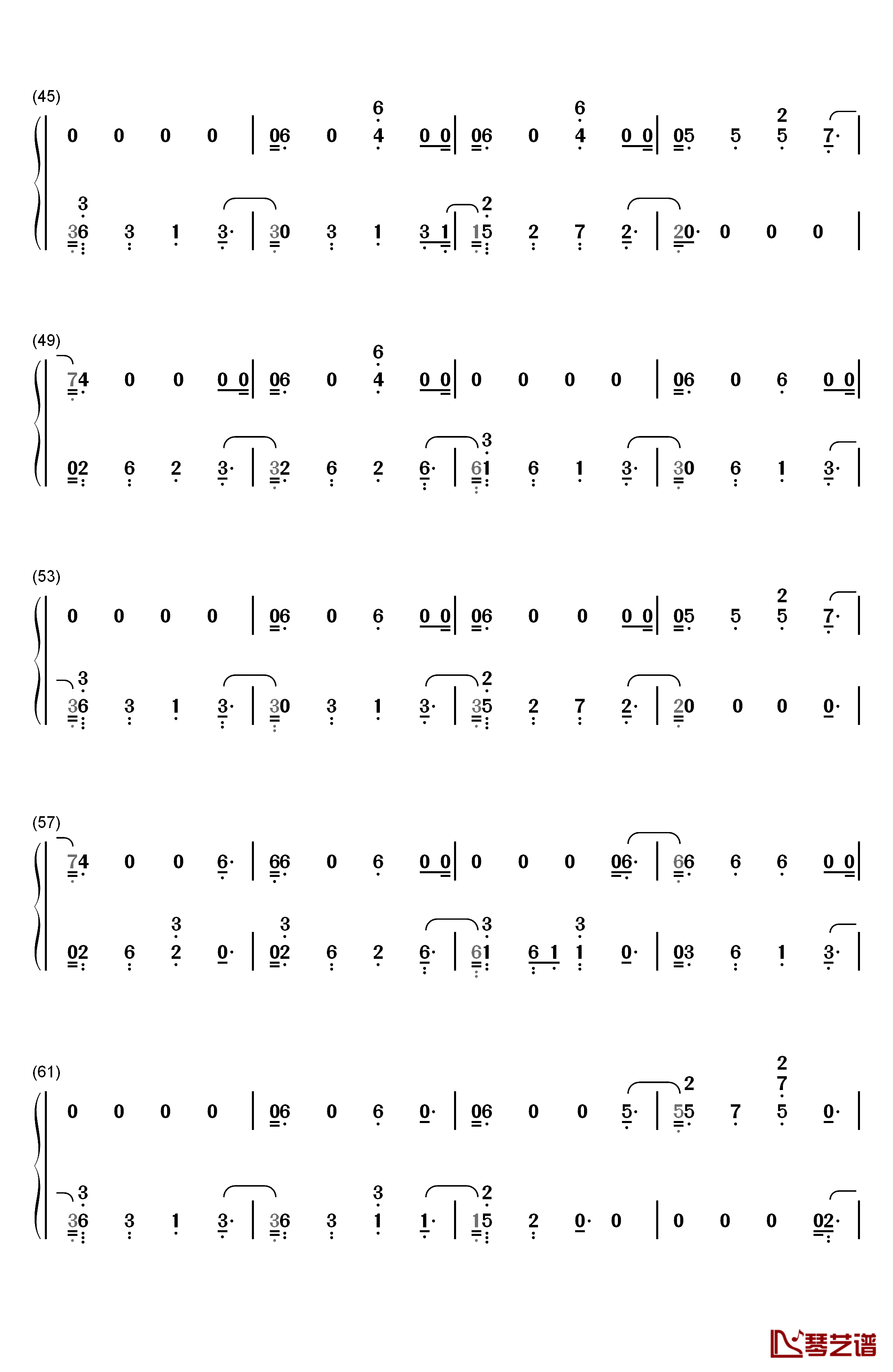 13 Beaches钢琴简谱-数字双手-Lana Del Rey4