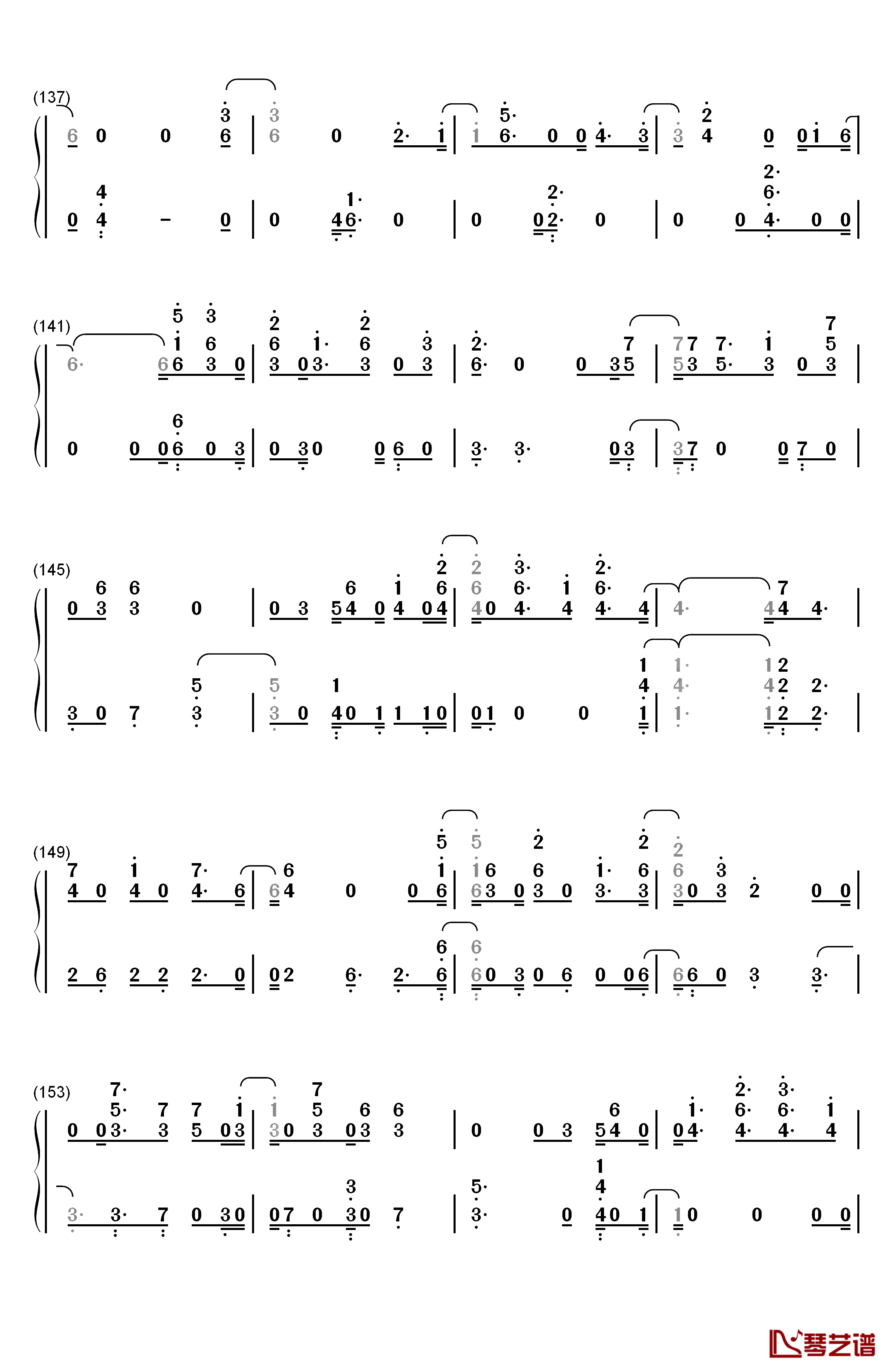 Youth钢琴简谱-数字双手-Shawn Mendes Khalid8