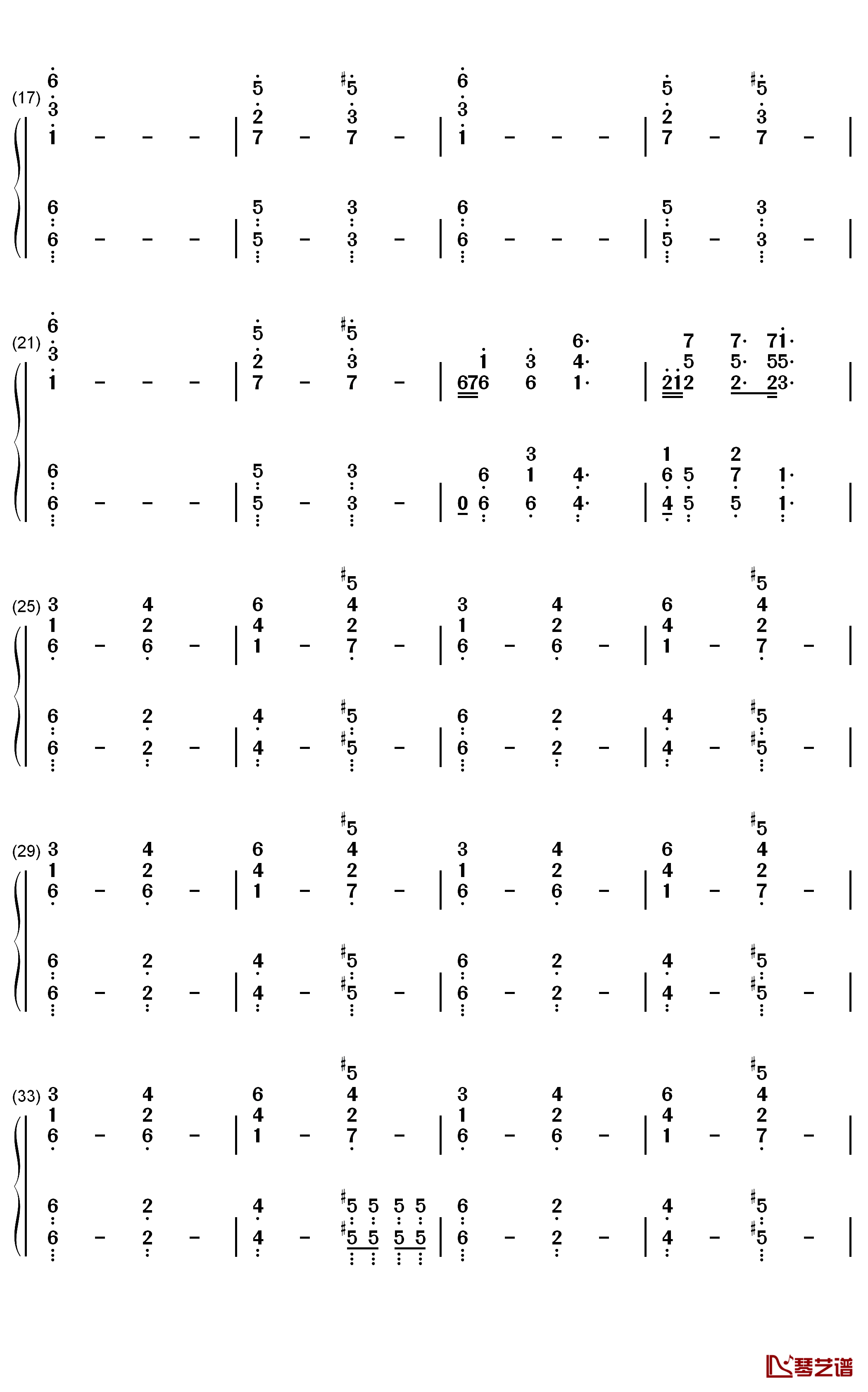 Selah钢琴简谱-数字双手-Kanye West2