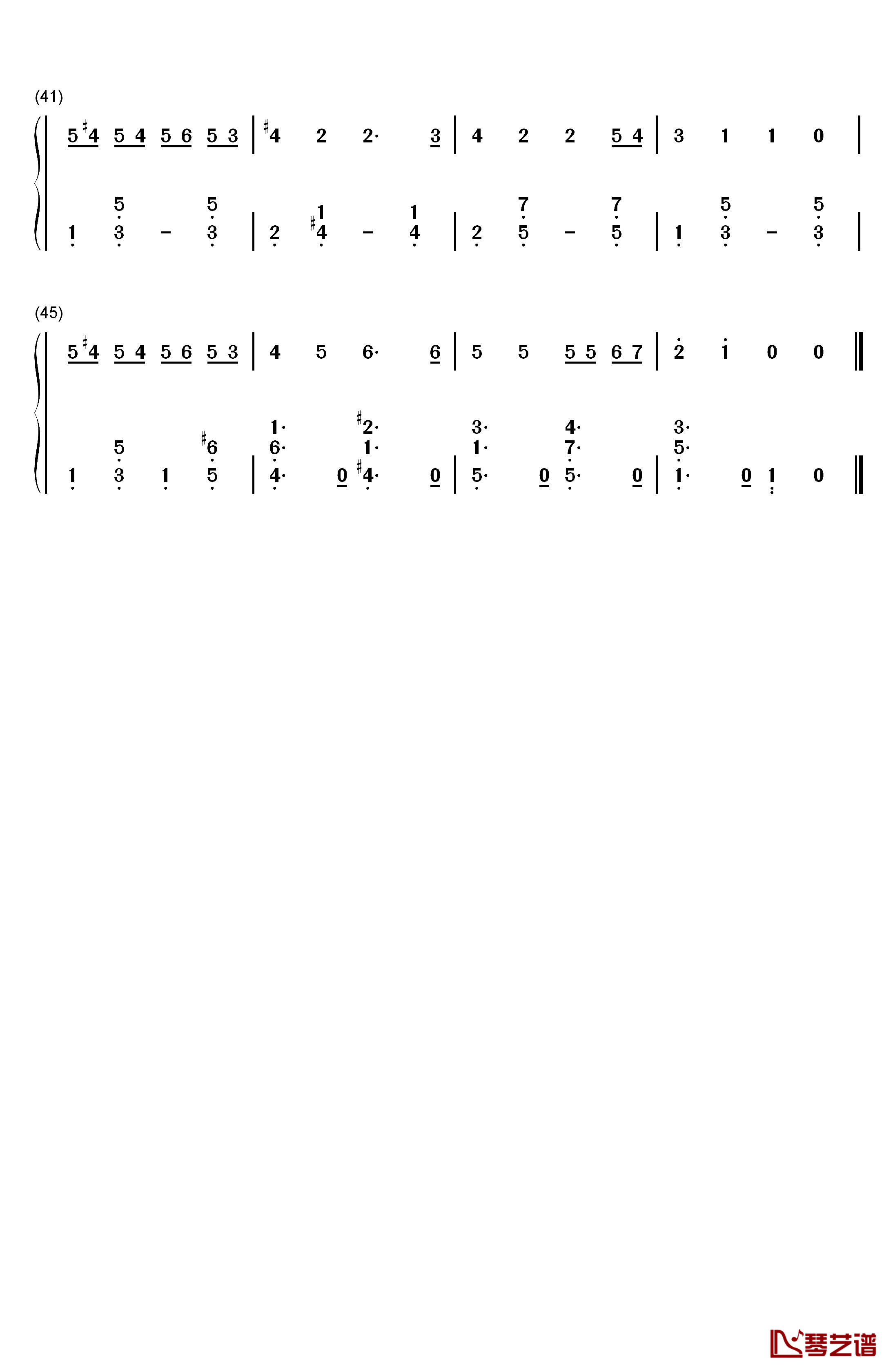All I Want for Christmas Is You钢琴简谱-数字双手-Mariah Carey3