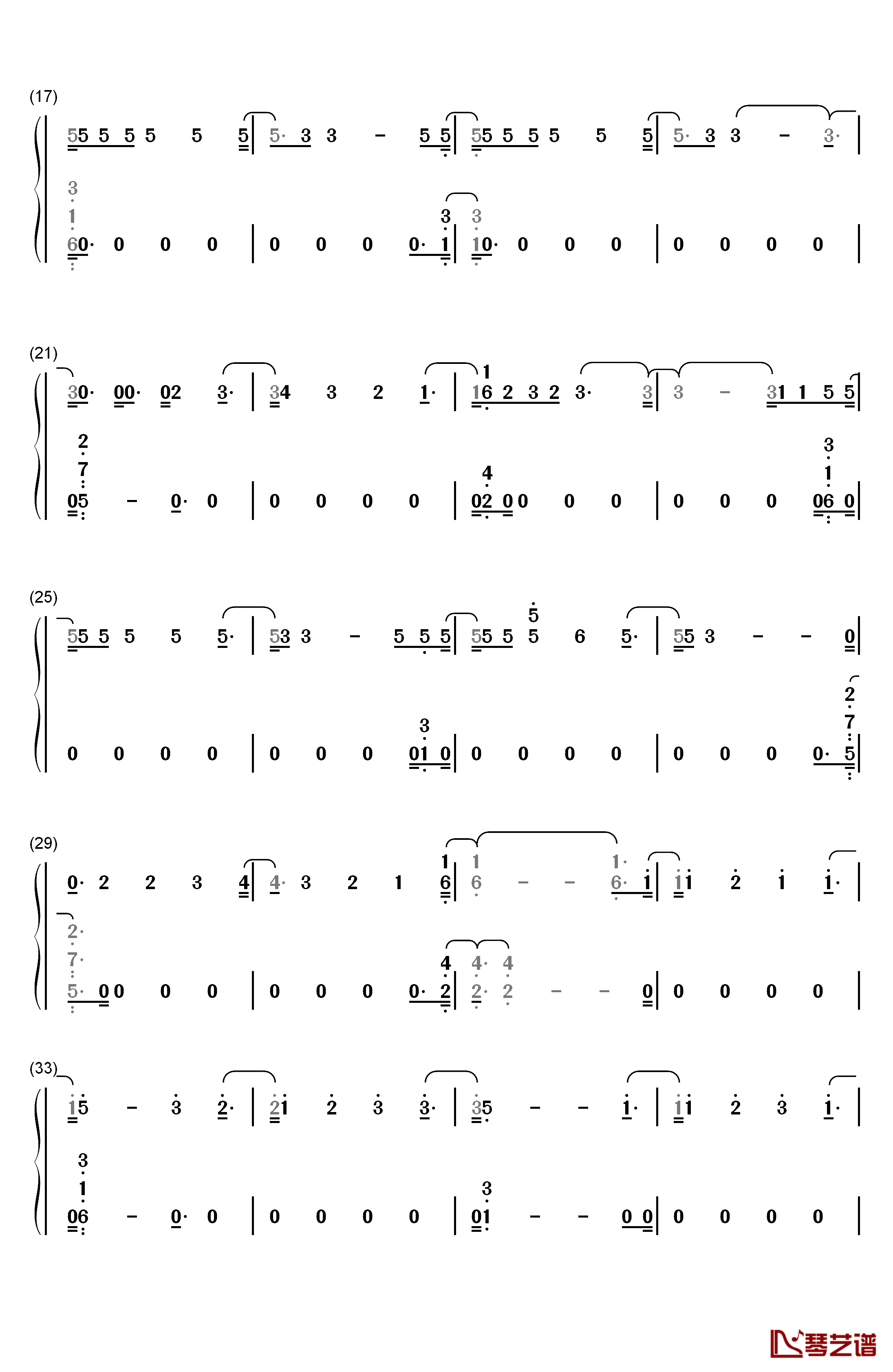 Too Good at Goodbyes钢琴简谱-数字双手-Sam Smith2