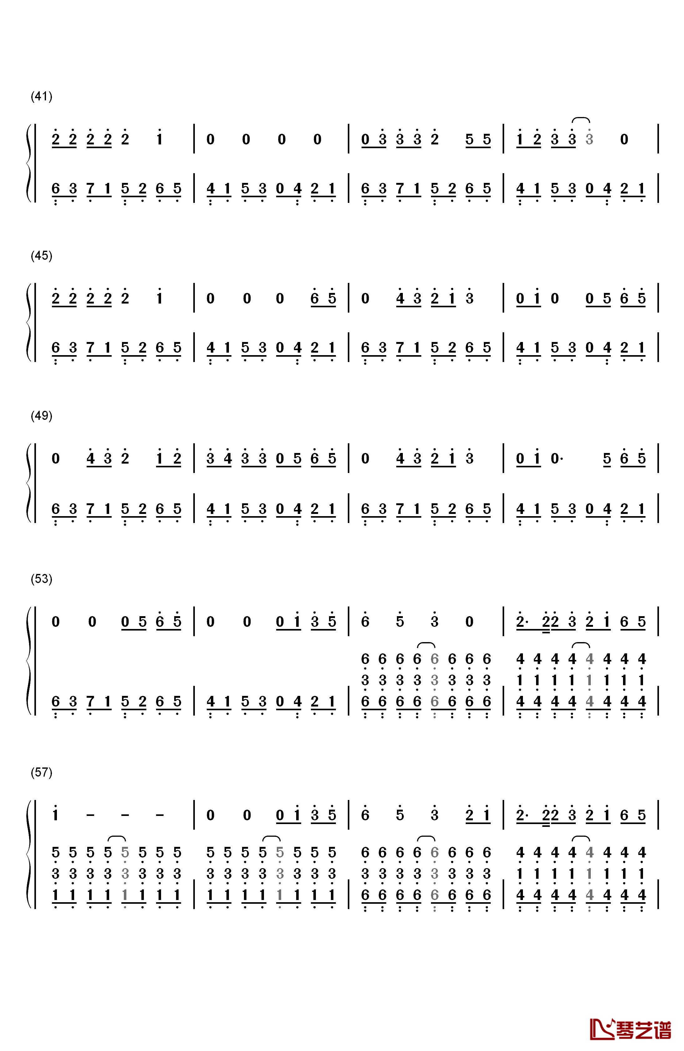 Rest Your Love钢琴简谱-数字双手-The Vamps3