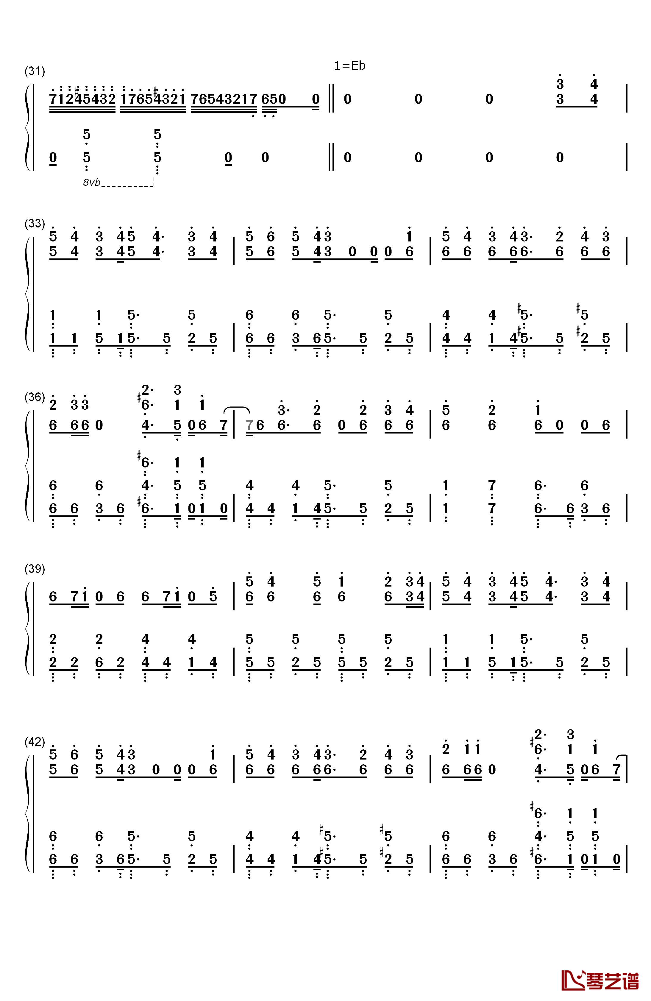 我们的live与你的life钢琴简谱-数字双手-μ's3