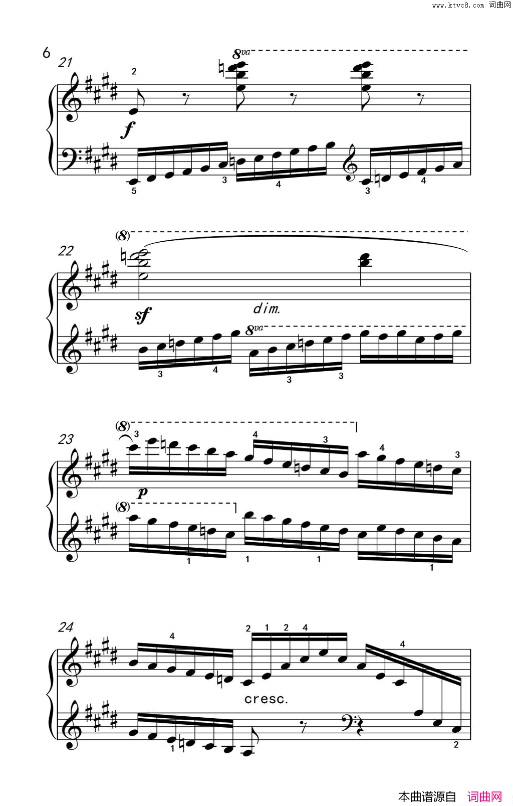 第七级3.练习曲中央音乐学院钢琴业余考级教程7-9级第七级3.练习曲中央音乐学院 钢琴业余考级教程 7-9级简谱1