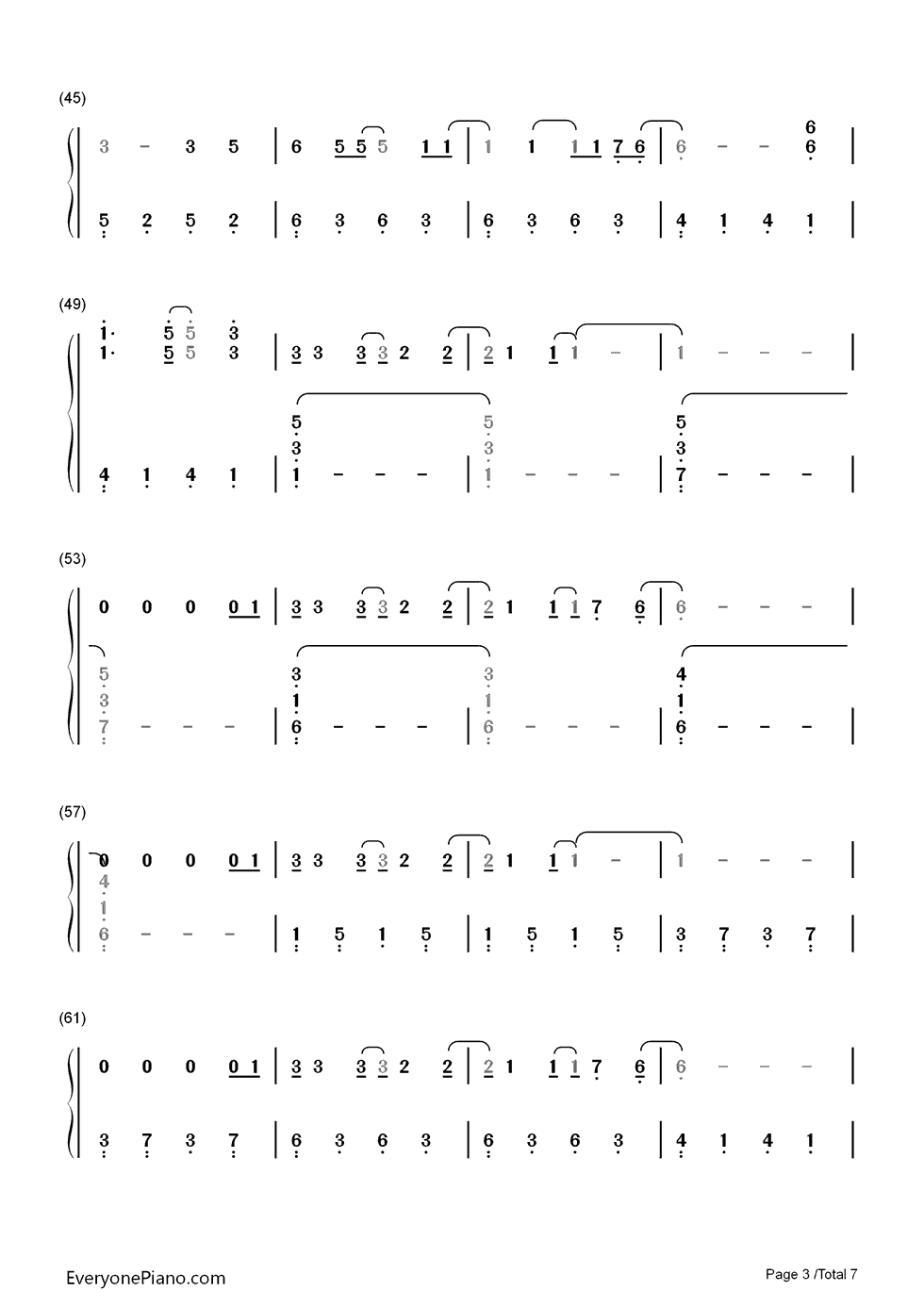 Your Type钢琴简谱-数字双手-Carly Rae Jepsen3