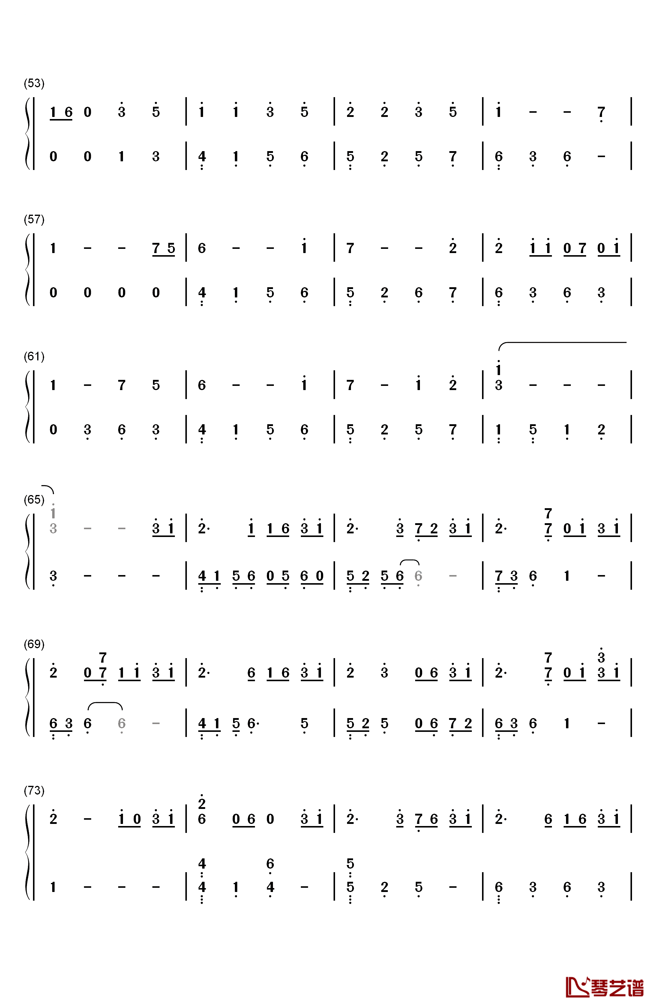 Take Me Hand钢琴简谱-数字双手-Cecile Corbel3