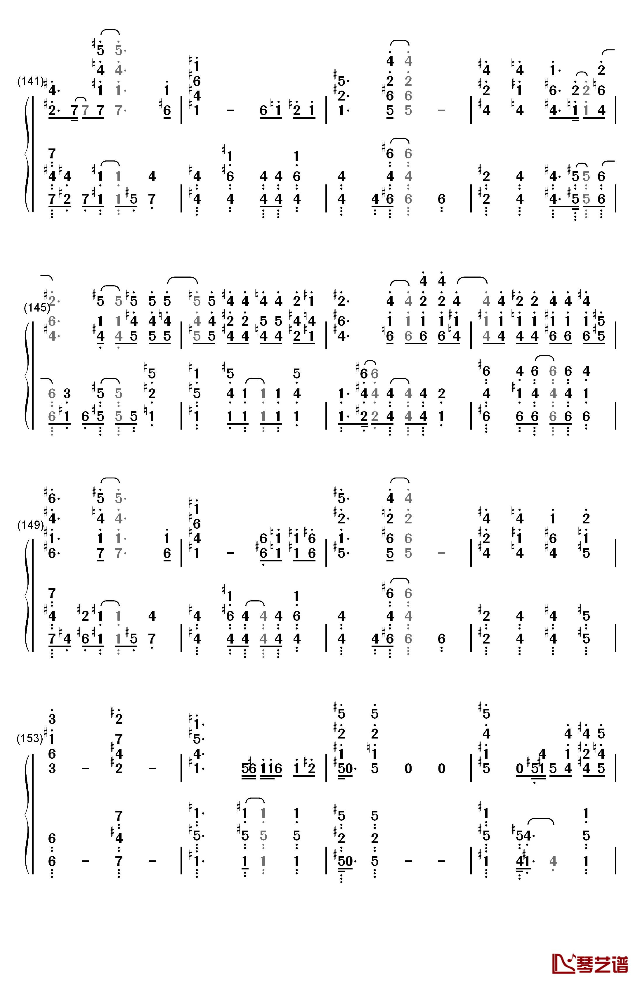 M@STERPIECE钢琴简谱-数字双手-765PRO ALLSTARS10