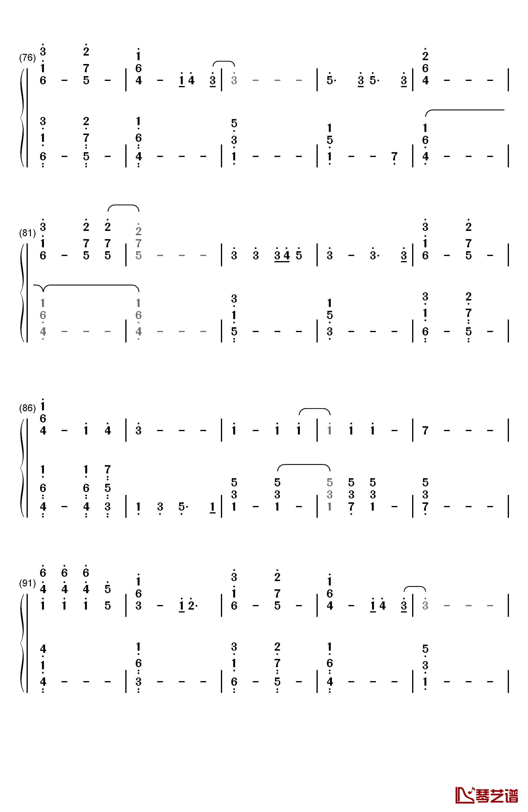 All of the Stars钢琴简谱-数字双手-Ed Sheeran5