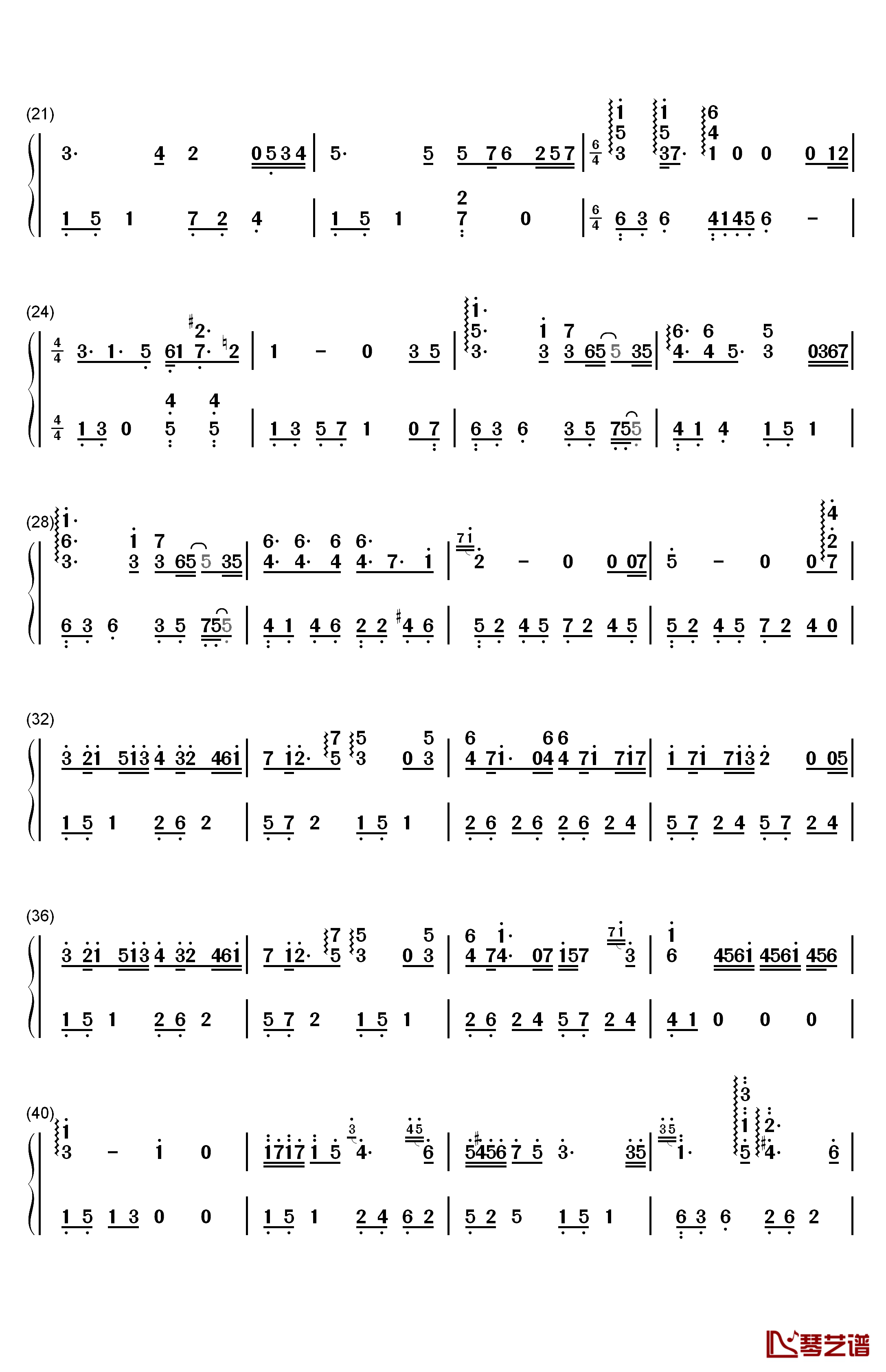 Escape from Love钢琴简谱-数字双手-Andemund Orchestra2